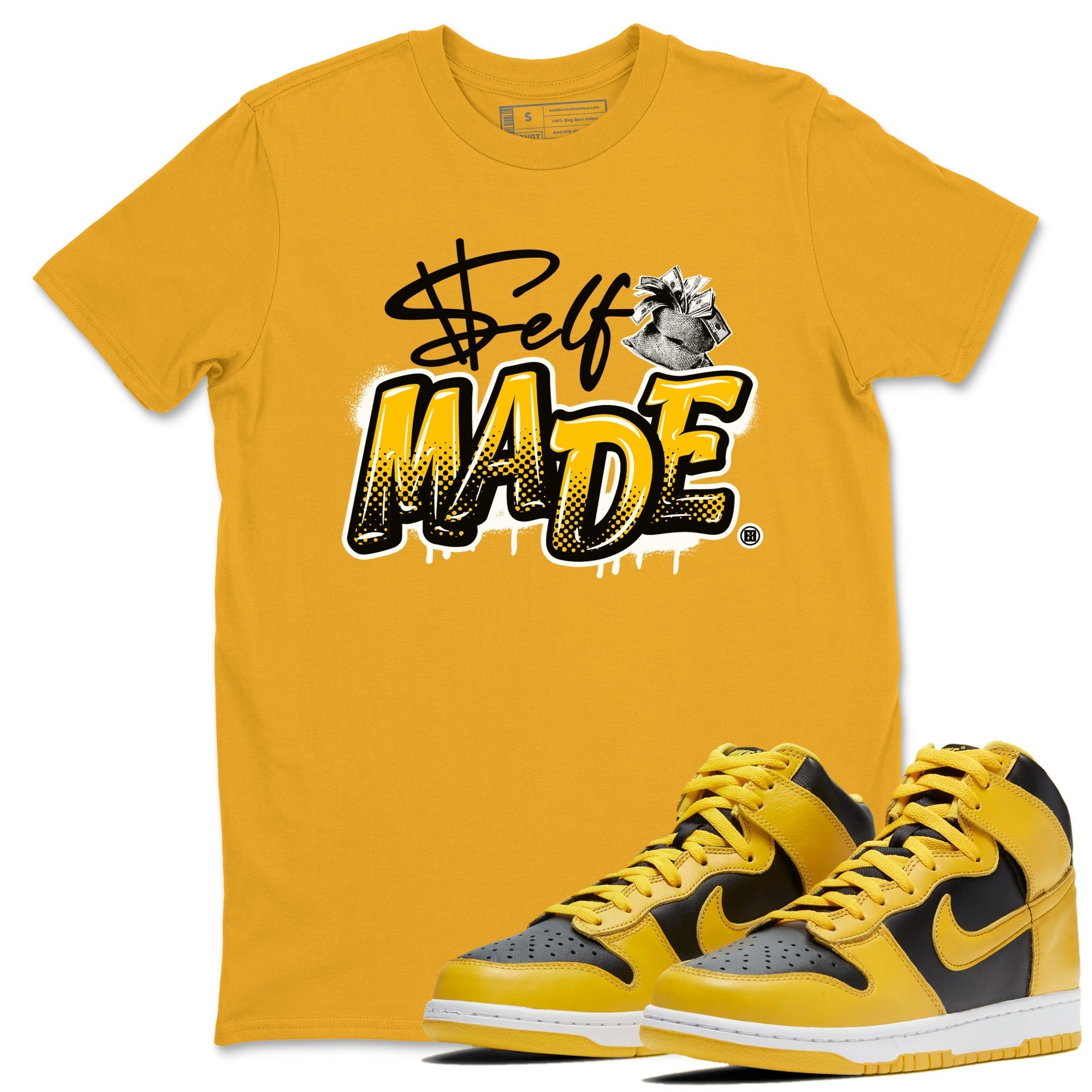 Self Made snkmatch Tees - Dunk High Pollen