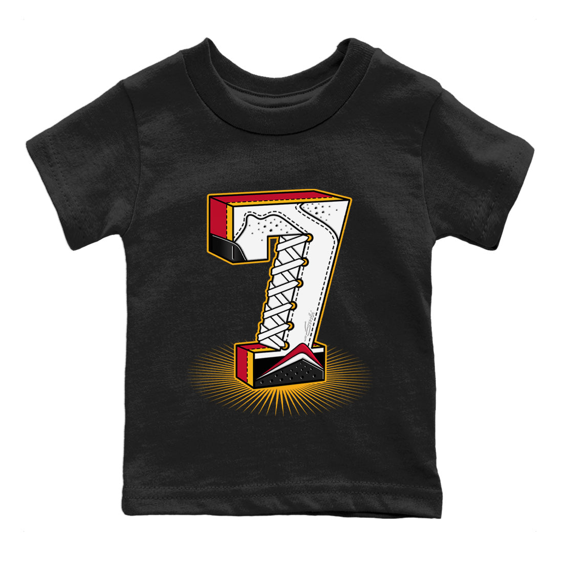 Seven Statue Kids Tops - Air Jordan 7 Cardinal