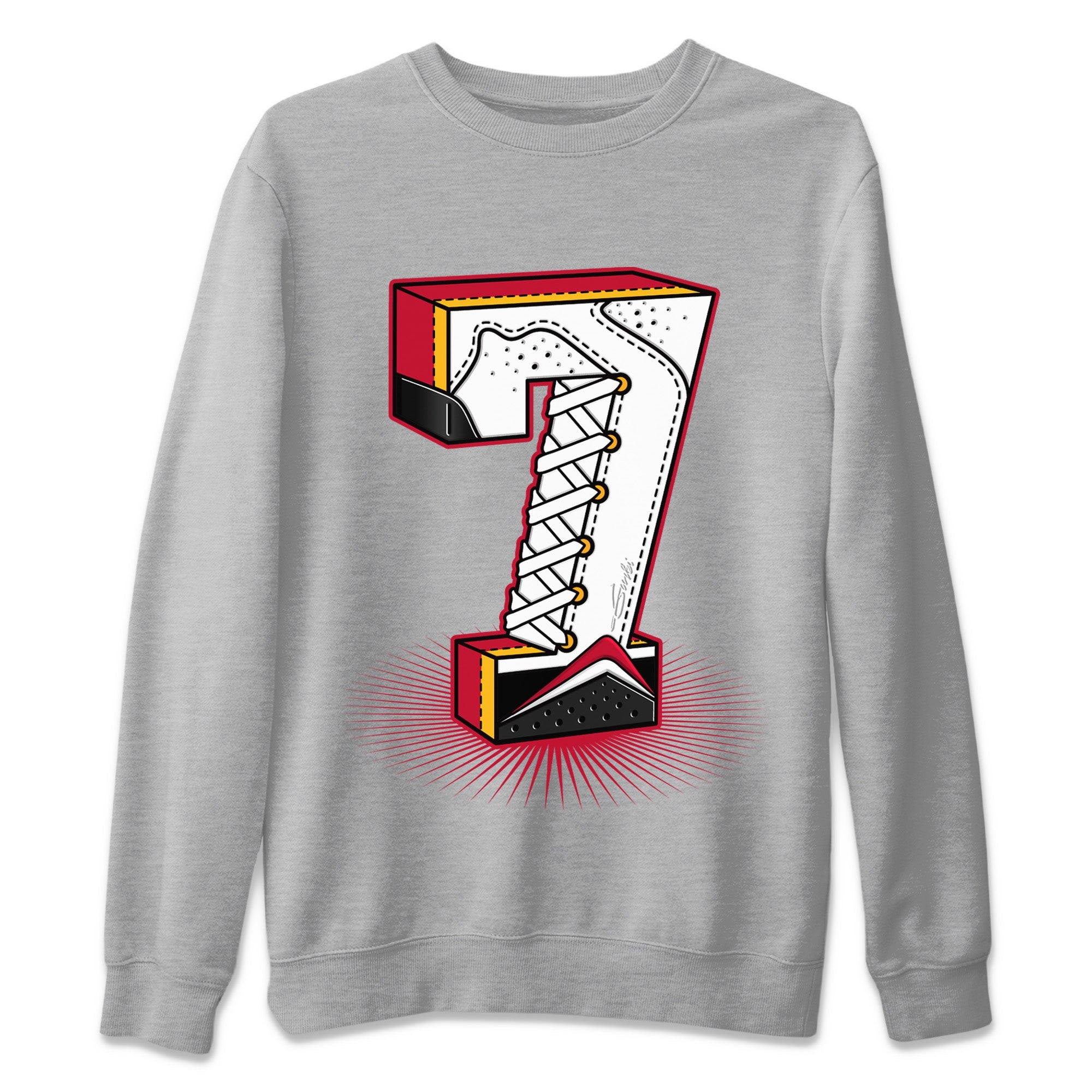 Seven Statue Unisex Tops - Air Jordan 7 Cardinal