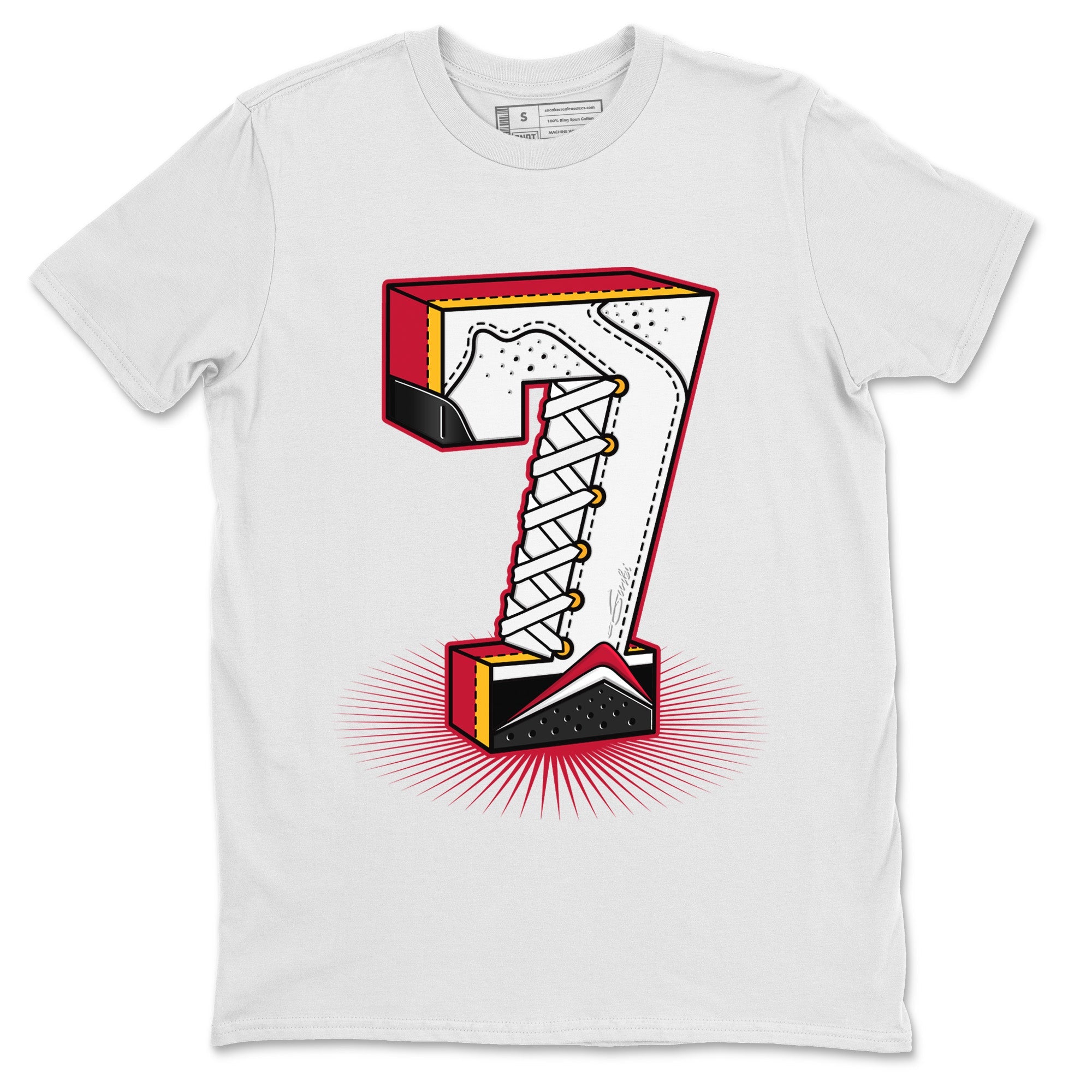 Seven Statue Unisex Tops - Air Jordan 7 Cardinal