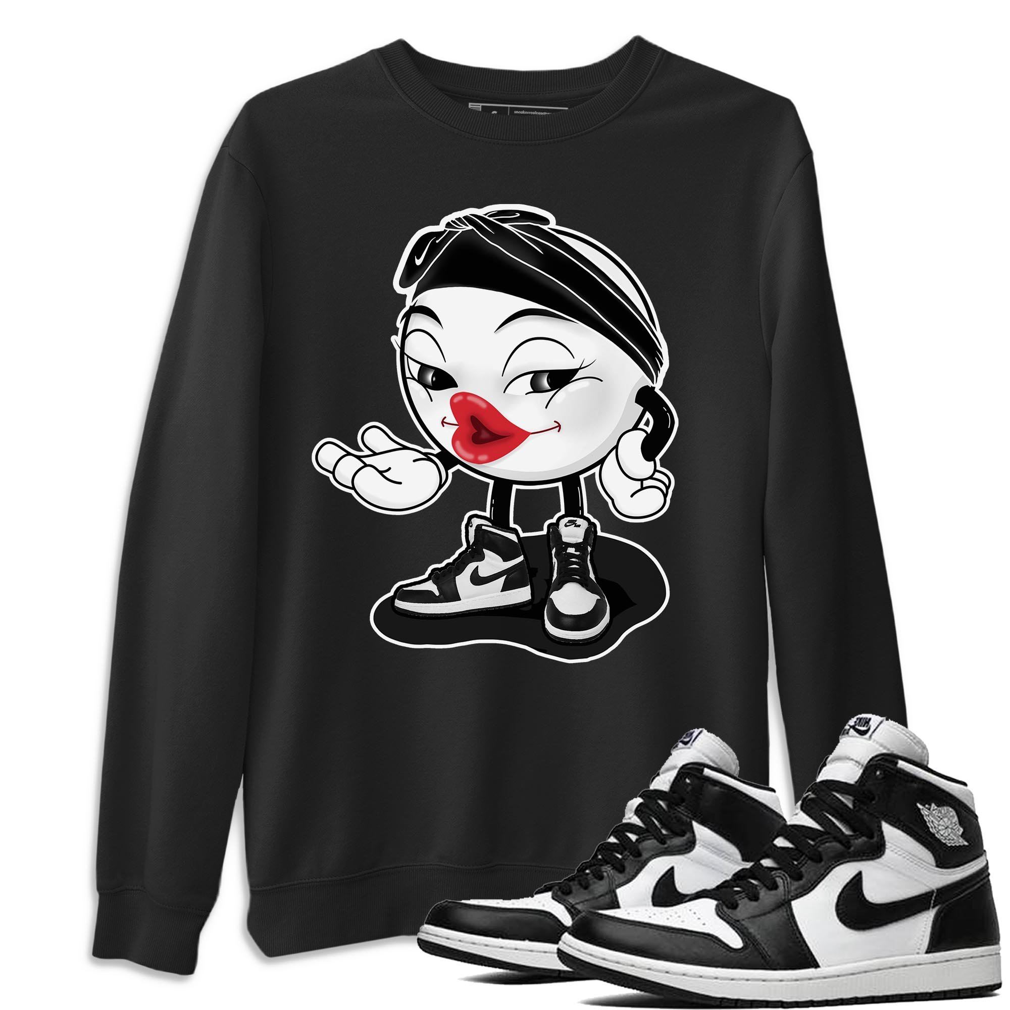 Sexy Chu Unisex Tops - Air Jordan 1 Black White