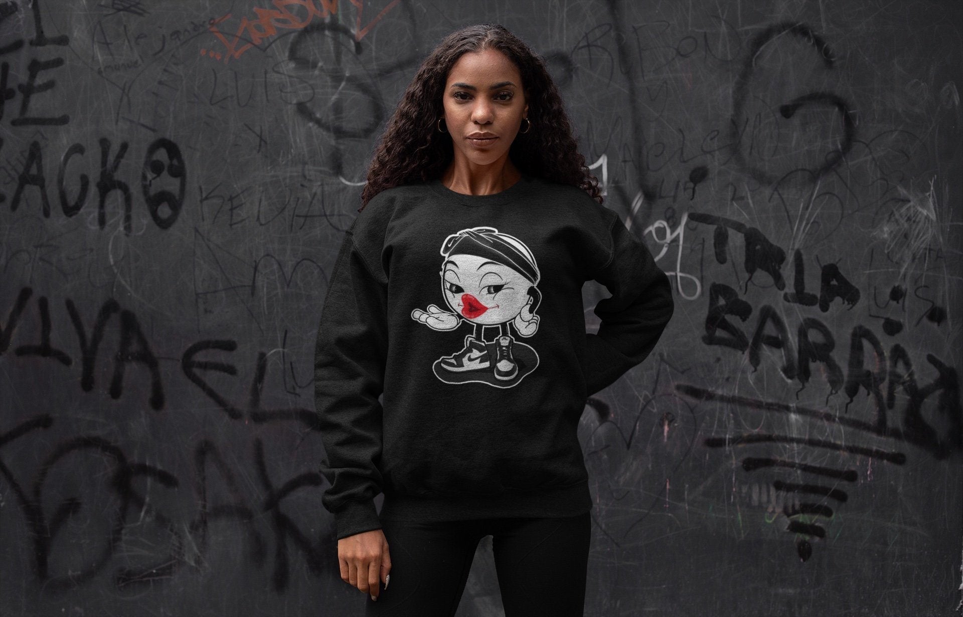 Sexy Chu Unisex Tops - Air Jordan 1 Black White