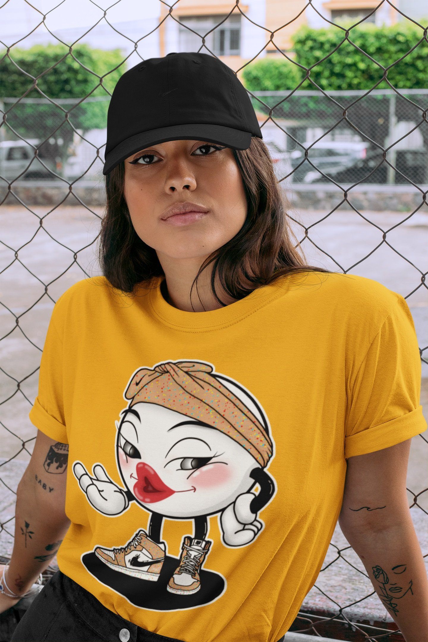 Sexy Chu Unisex Tops - Air Jordan 1 Brushstroke