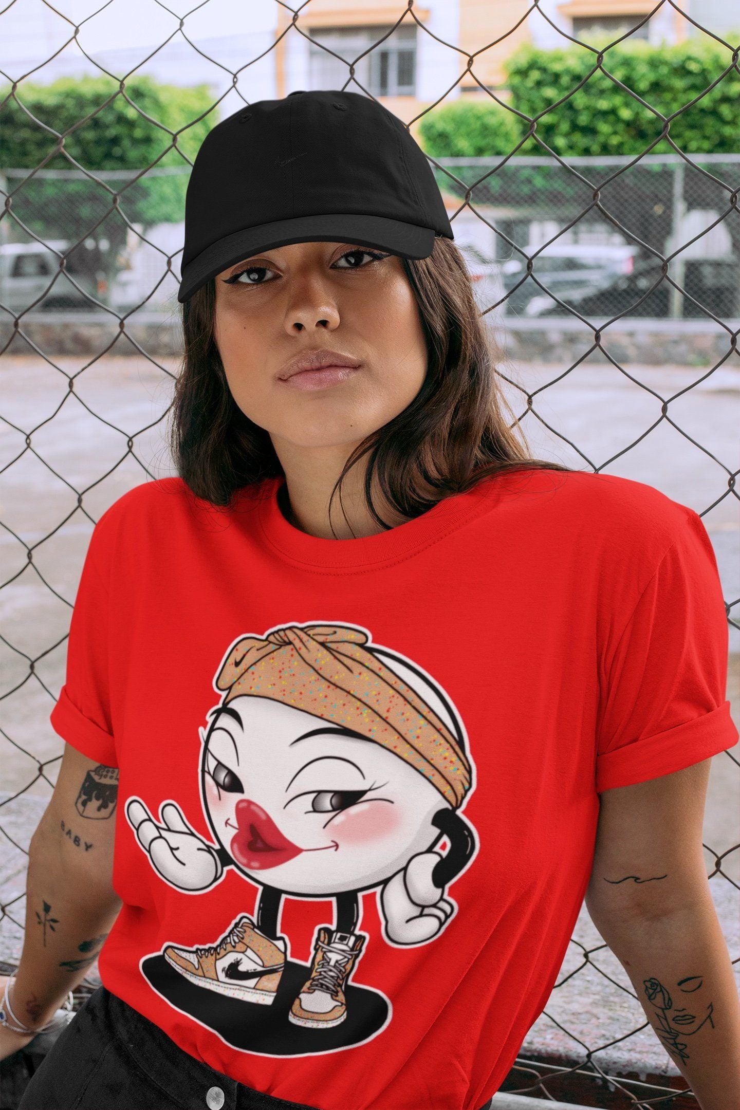 Sexy Chu Unisex Tops - Air Jordan 1 Brushstroke