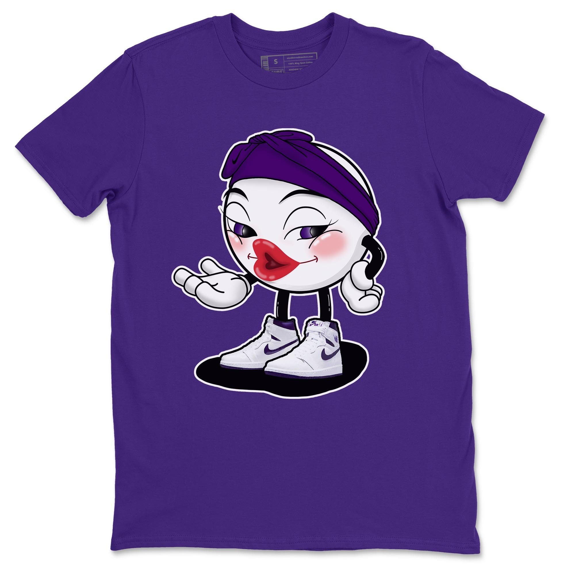 Sexy Chu Unisex Tops - Air Jordan 1 WMNS Court Purple