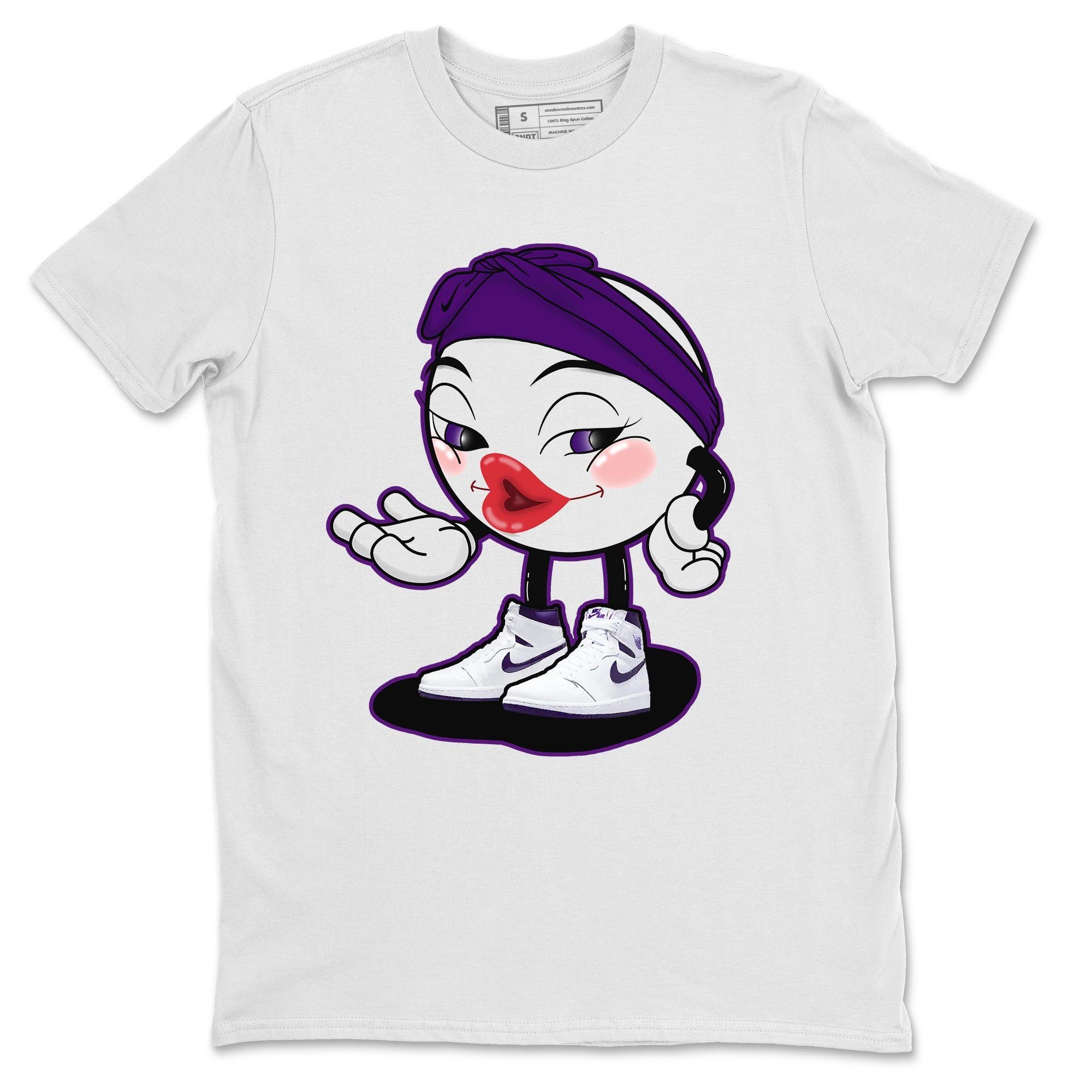 Sexy Chu Unisex Tops - Air Jordan 1 WMNS Court Purple