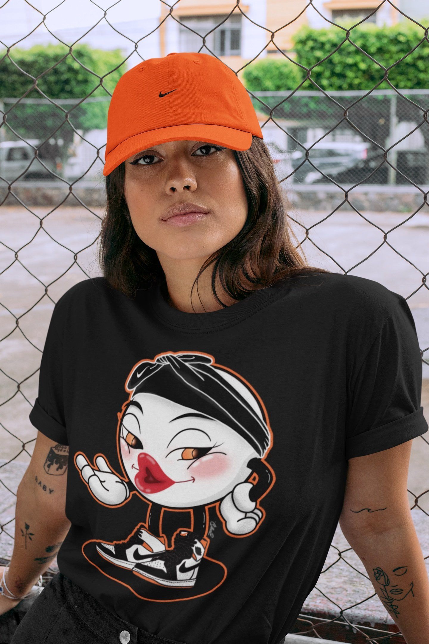 Sexy Chu Unisex Tops - Air Jordan 1 Electro Orange