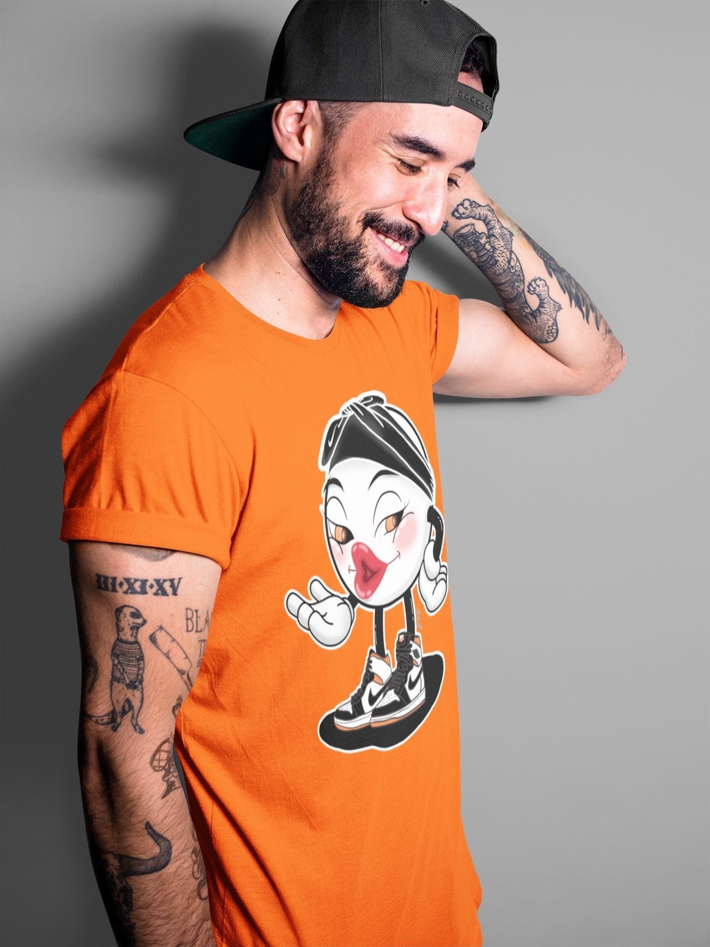 Sexy Chu Unisex Tops - Air Jordan 1 Electro Orange