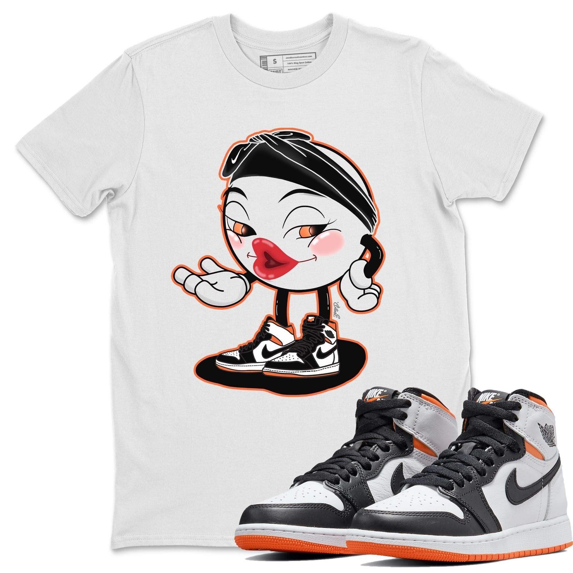 Sexy Chu Unisex Tops - Air Jordan 1 Electro Orange