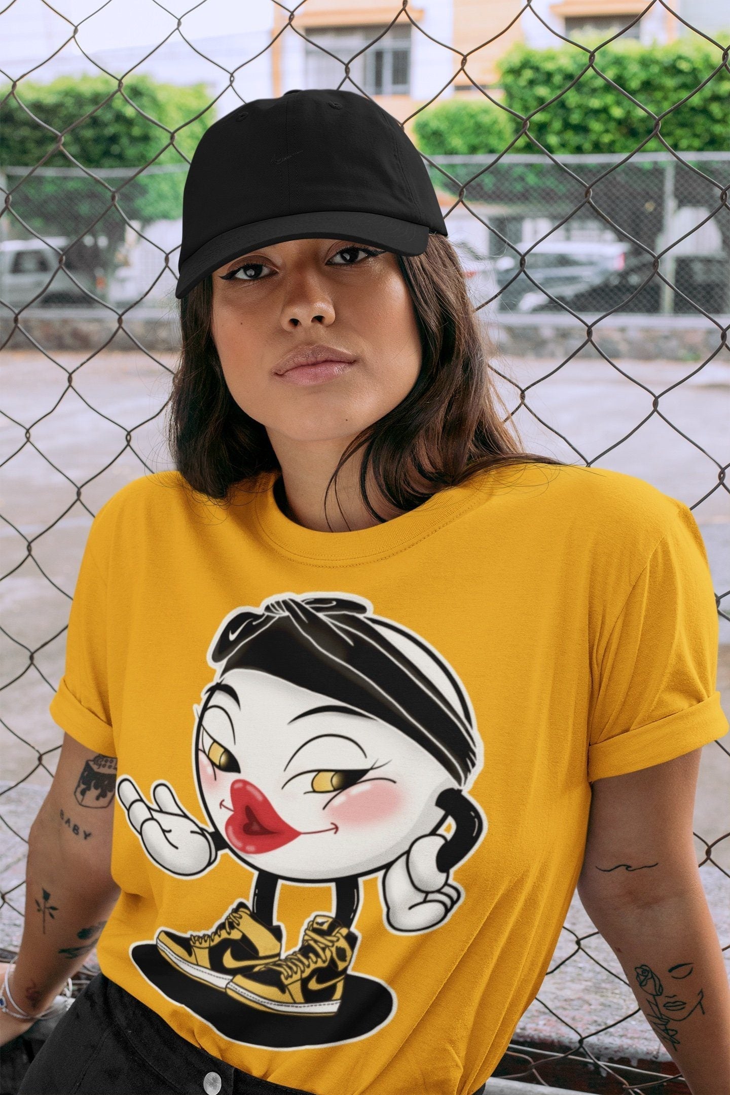Sexy Chu Unisex Tops - Air Jordan 1 Pollen