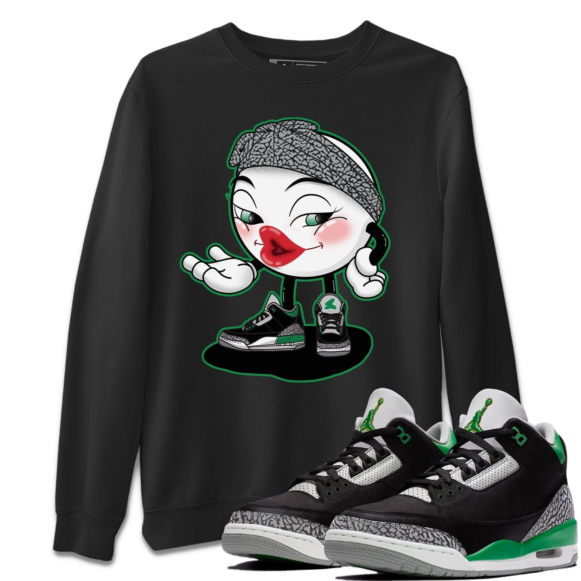 Sexy Chu Unisex Tops - Air Jordan 3 Pine Green