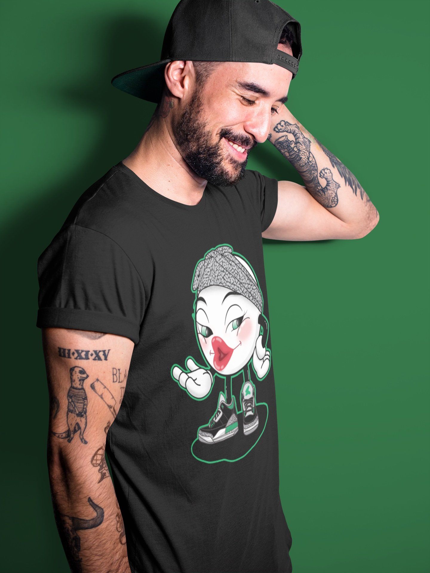Sexy Chu Unisex Tops - Air Jordan 3 Pine Green