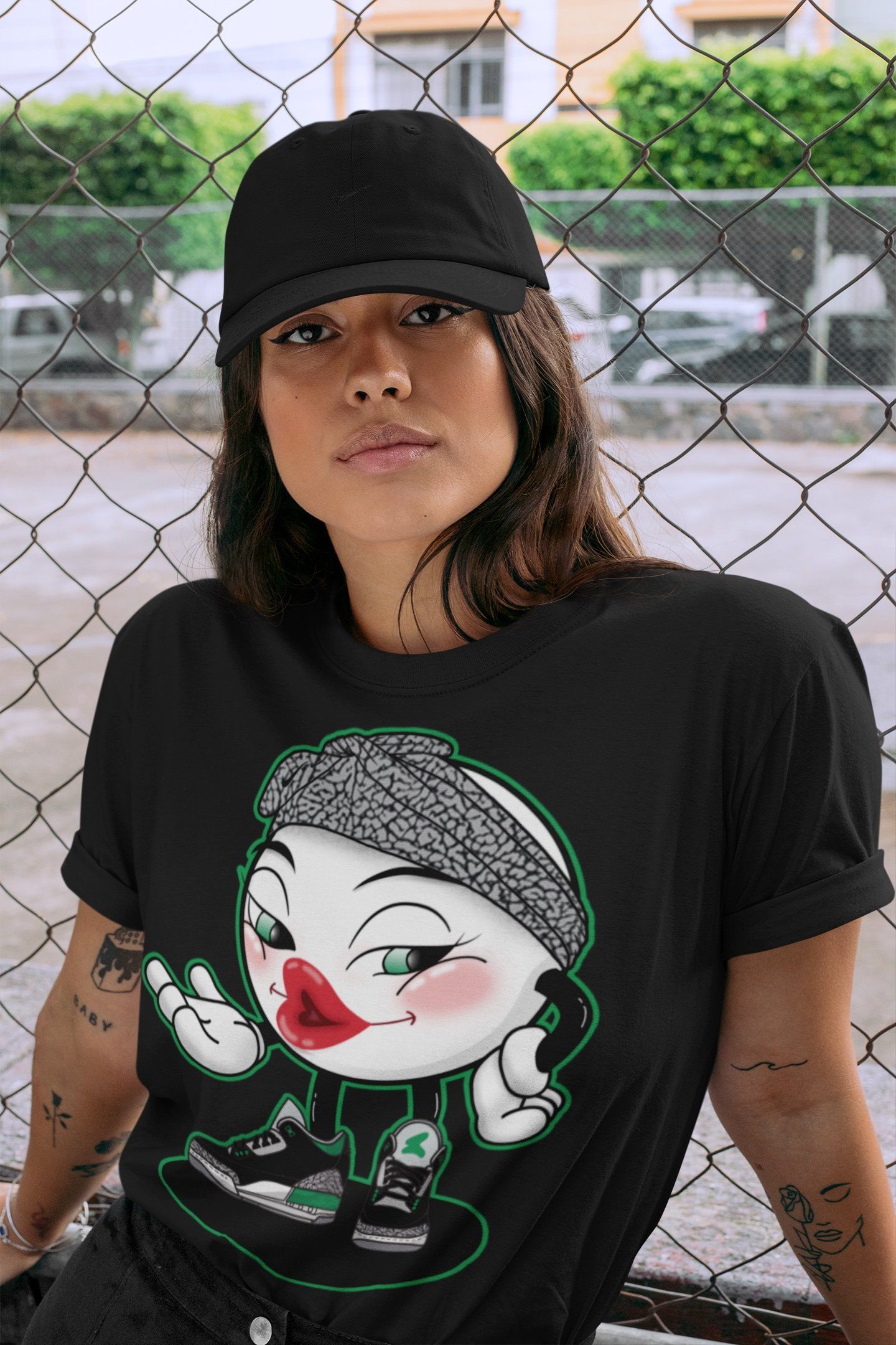 Sexy Chu Unisex Tops - Air Jordan 3 Pine Green