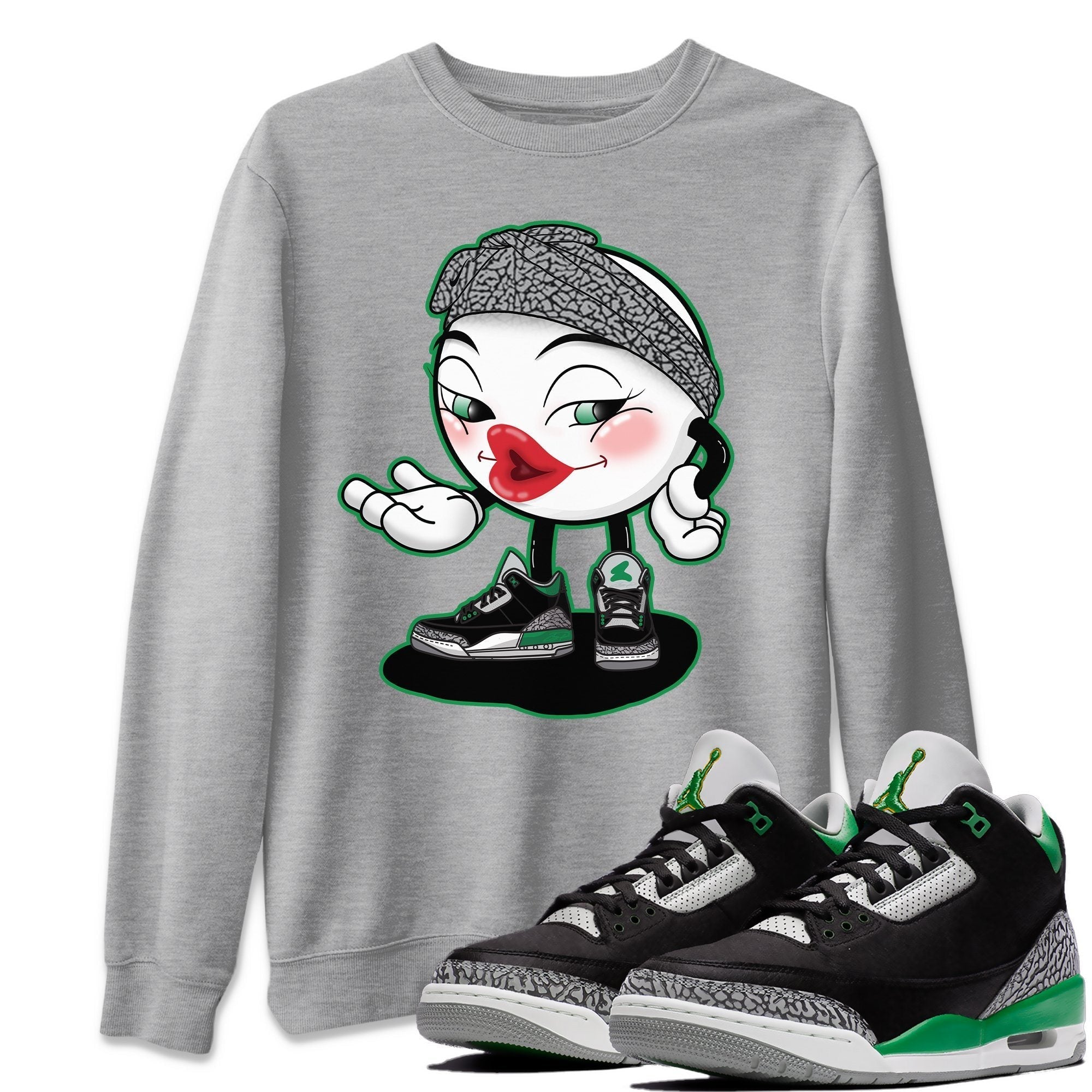 Sexy Chu Unisex Tops - Air Jordan 3 Pine Green