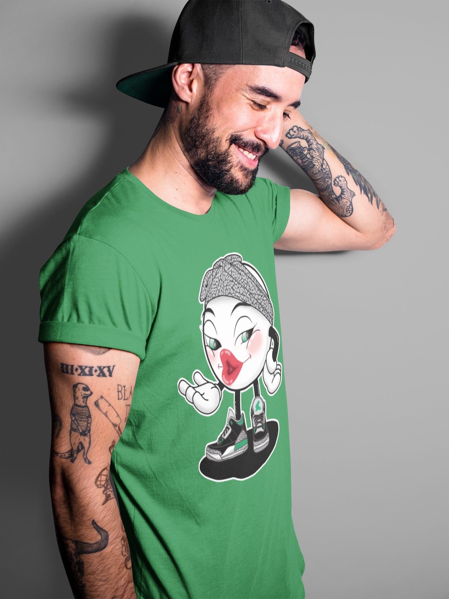 Sexy Chu Unisex Tops - Air Jordan 3 Pine Green