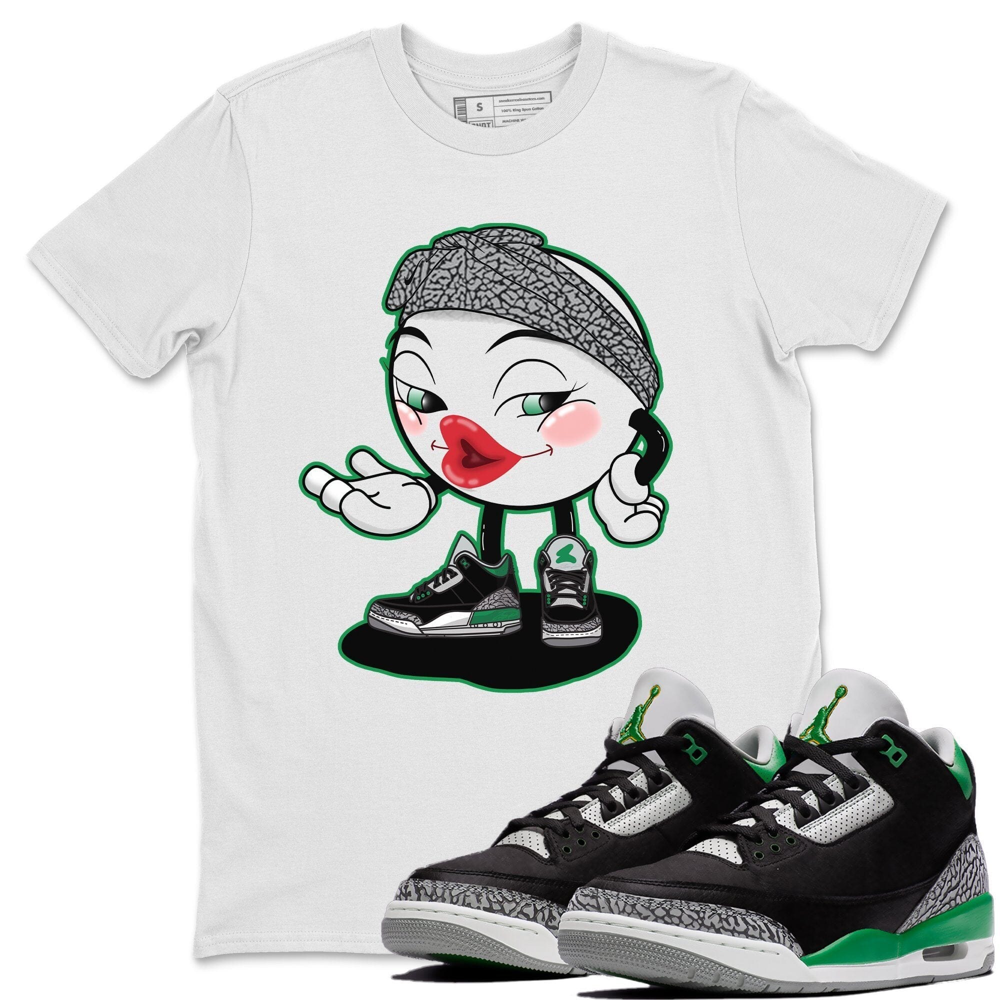 Sexy Chu Unisex Tops - Air Jordan 3 Pine Green