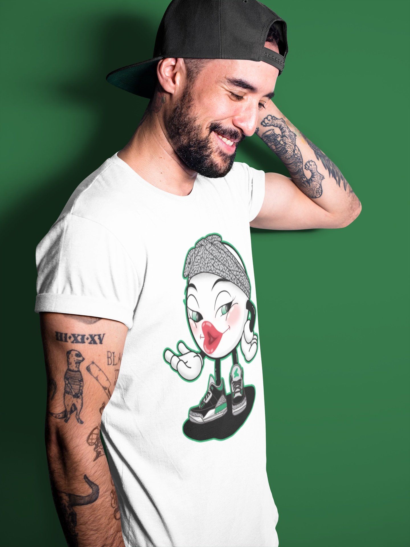Sexy Chu Unisex Tops - Air Jordan 3 Pine Green