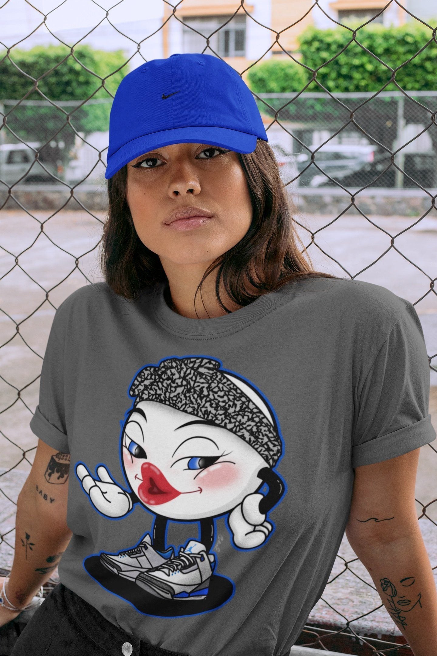 Sexy Chu Unisex Tops - Air Jordan 3 Racer Blue