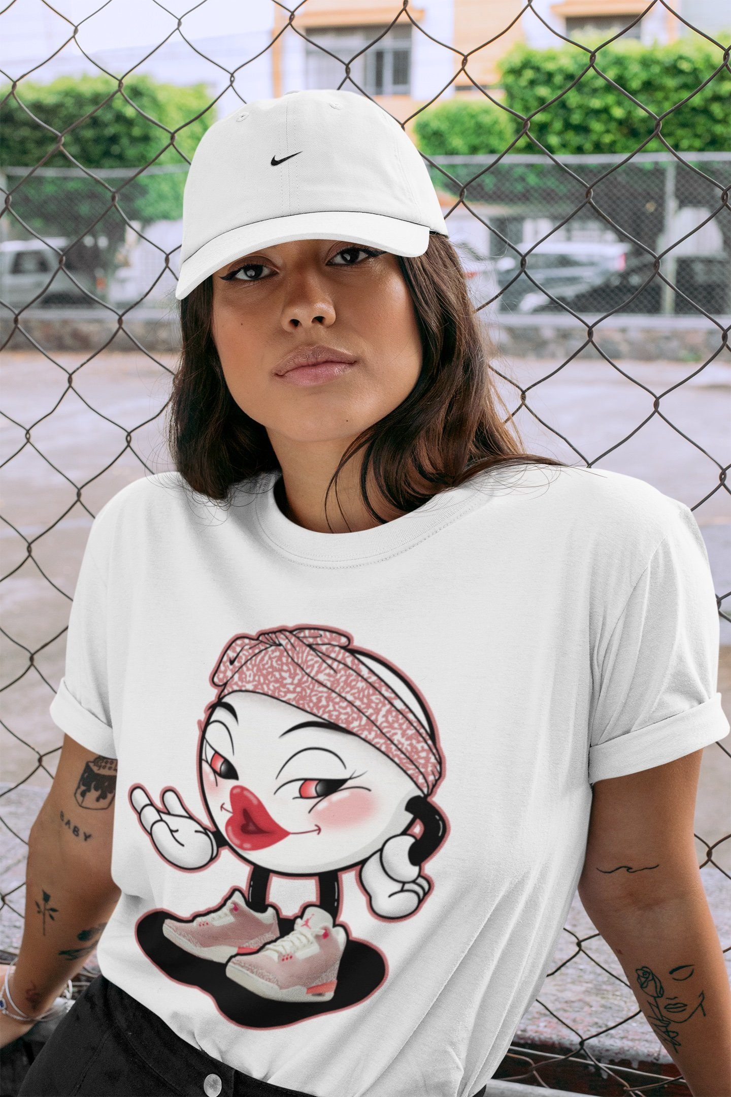Sexy Chu Unisex Tops - Air Jordan 3 Rust Pink
