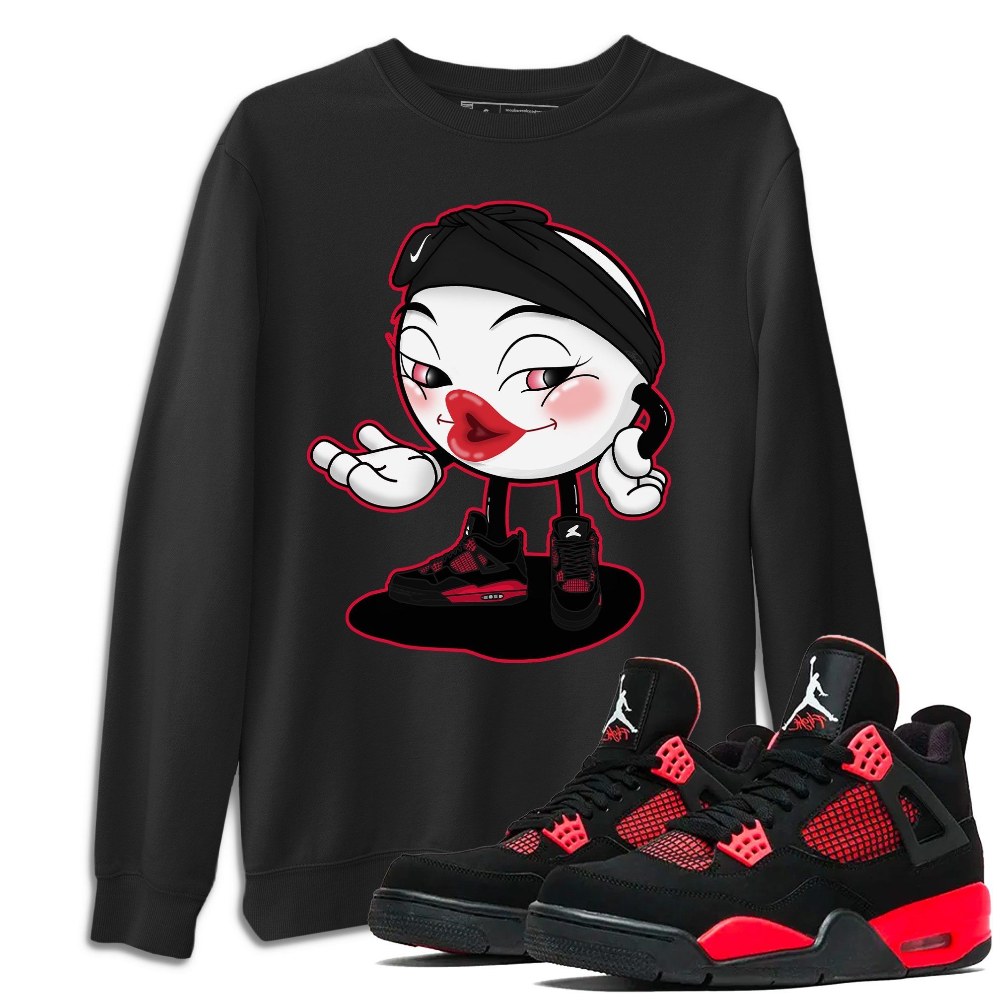 Sexy Chu Unisex Tops - Air Jordan 4 Red Thunder