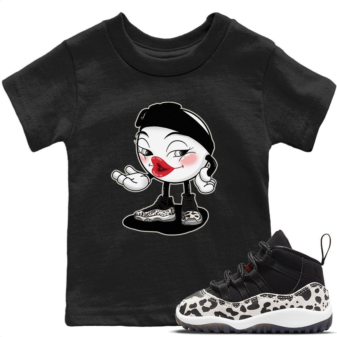 Sexy Chu Kids Tops - Air Jordan 11 Animal Instinct