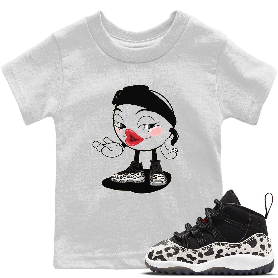 Sexy Chu Kids Tops - Air Jordan 11 Animal Instinct