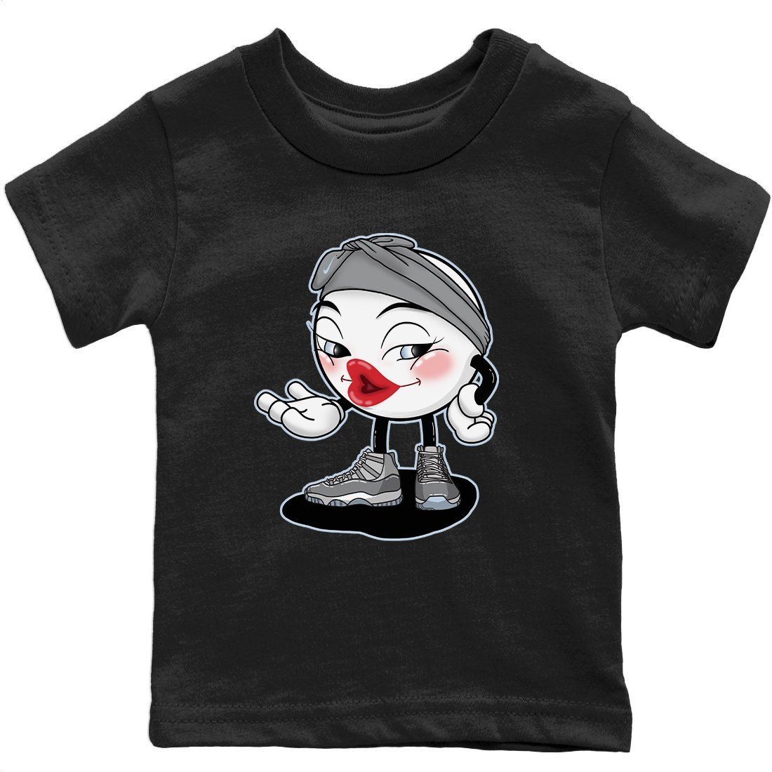 Sexy Chu Kids Tops - Air Jordan 11 Cool Grey