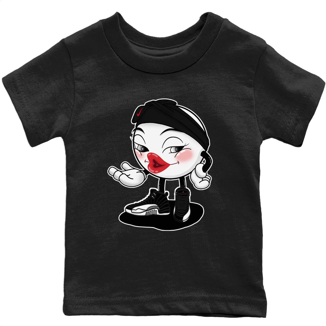 Sexy Chu Kids Tops - Air Jordan 12 Playoffs