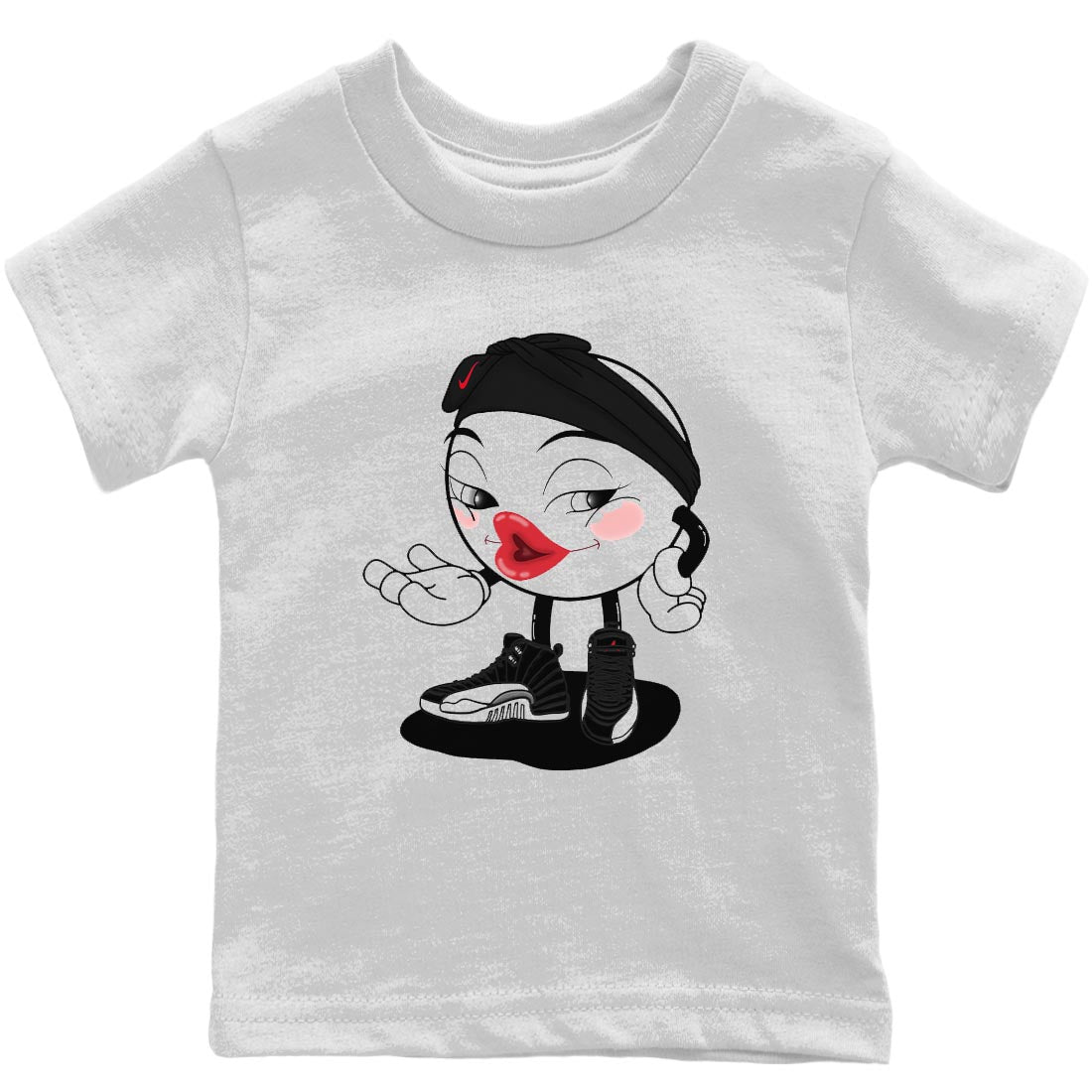 Sexy Chu Kids Tops - Air Jordan 12 Playoffs