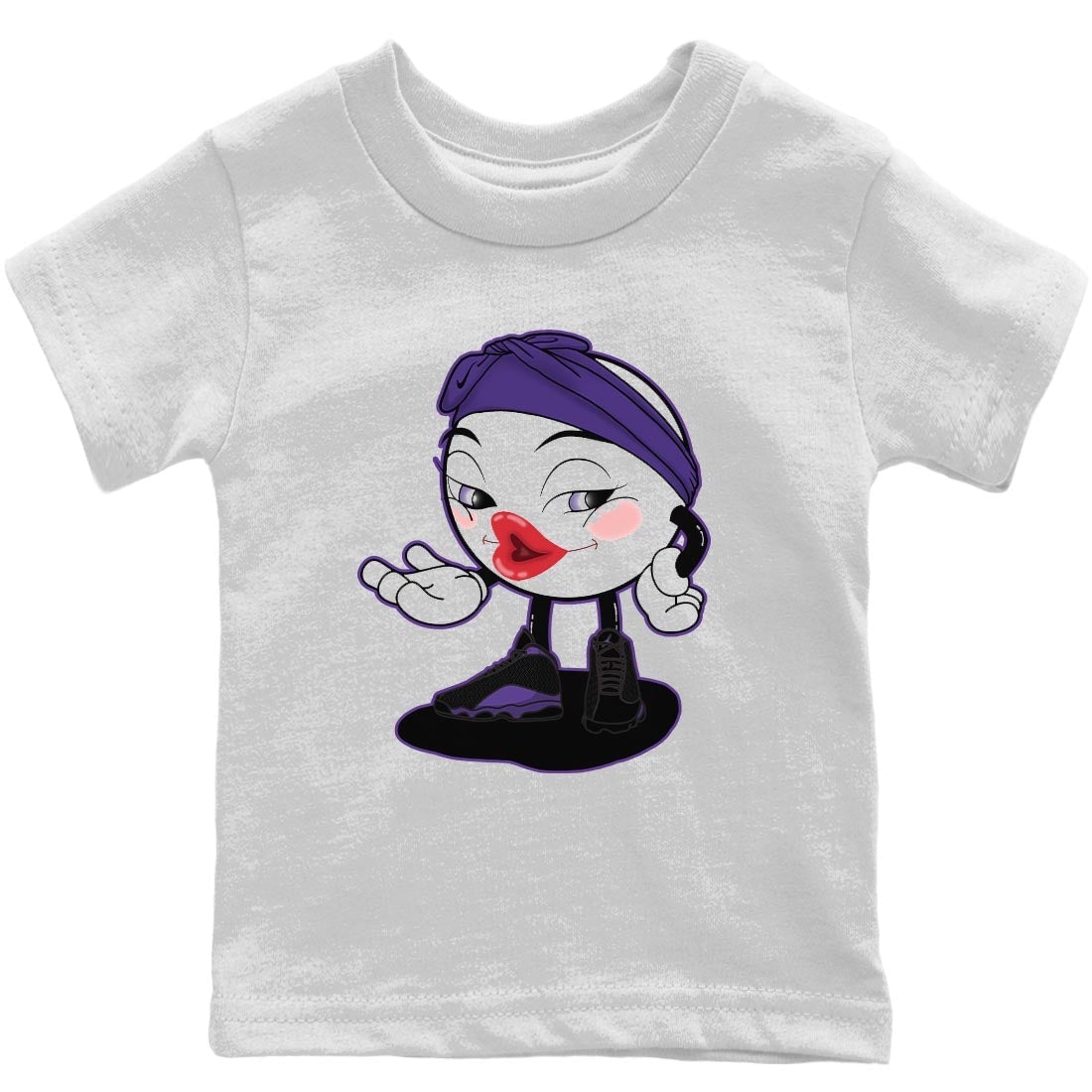 Sexy Chu Kids Tops - Air Jordan 13 Court Purple