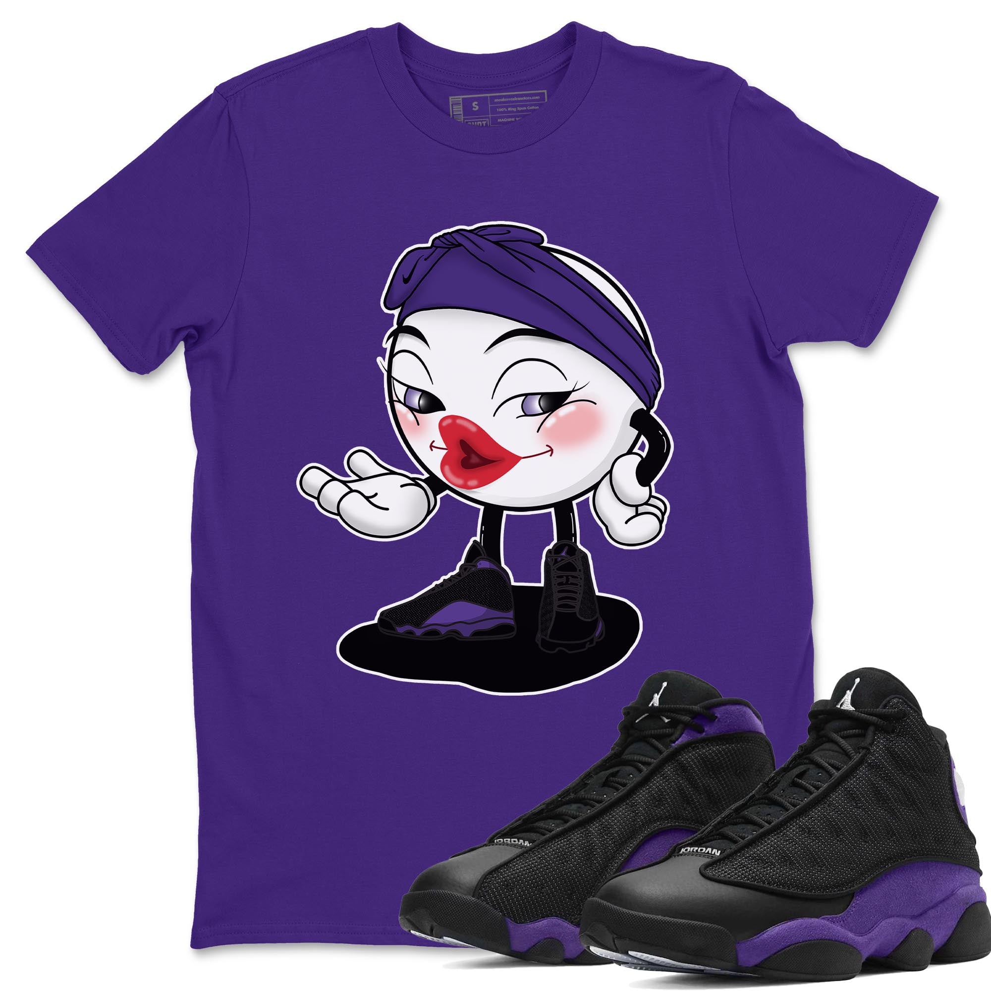 Sexy Chu Unisex Tops - Air Jordan 13 Court Purple