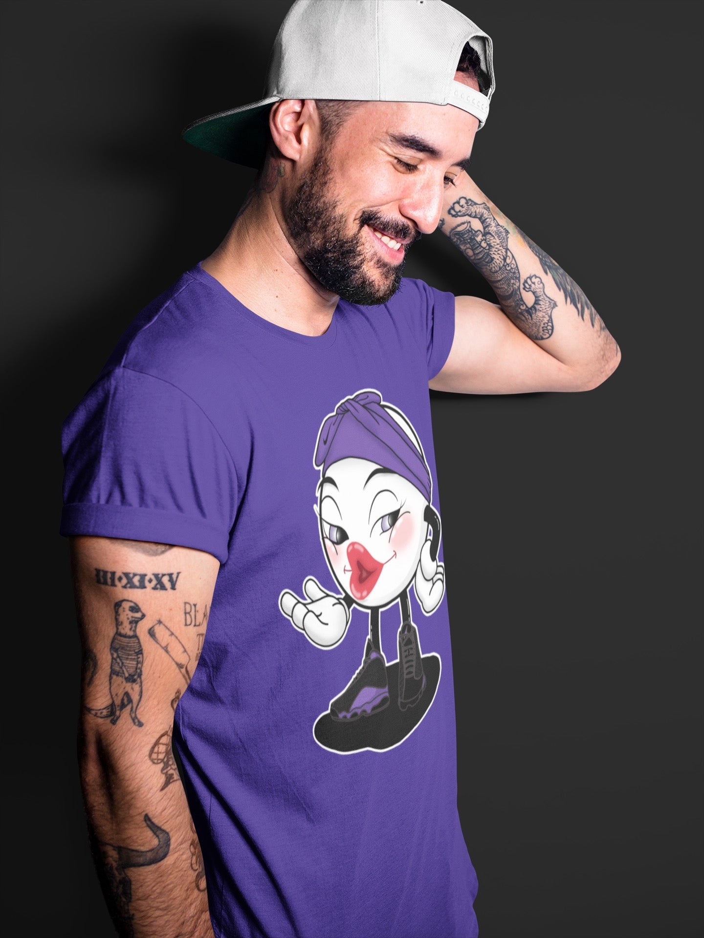 Sexy Chu Unisex Tops - Air Jordan 13 Court Purple