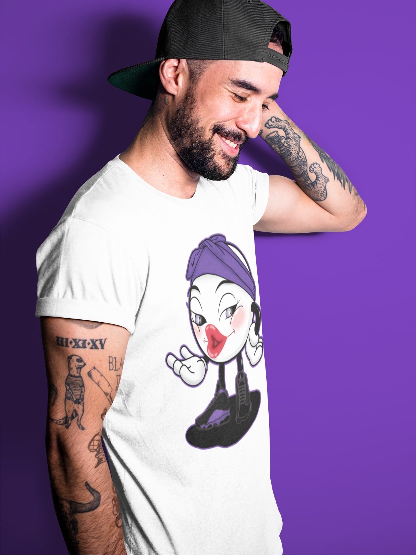 Sexy Chu Unisex Tops - Air Jordan 13 Court Purple