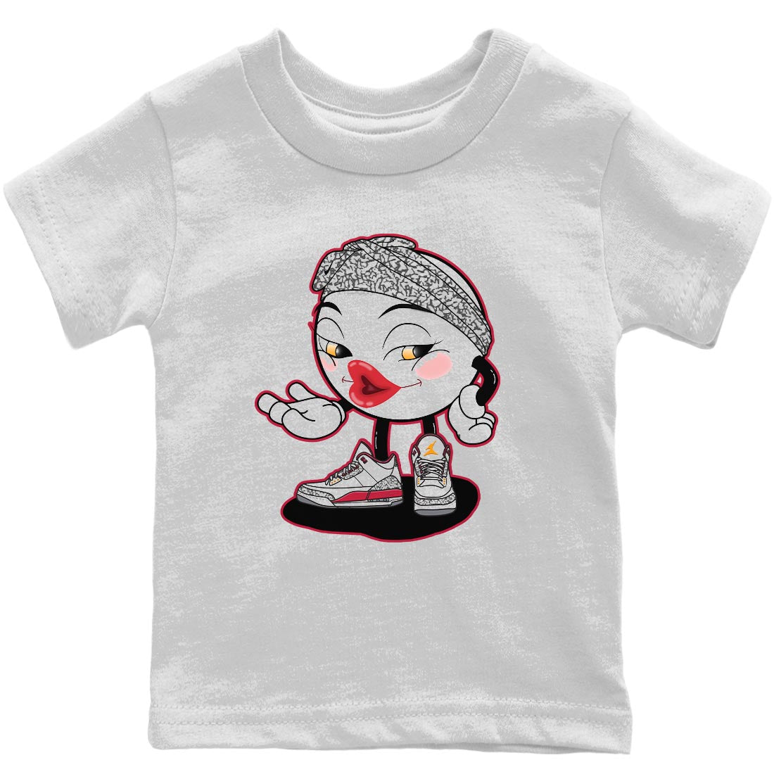 Sexy Chu Kids Tops - Air Jordan 3 Cardinal