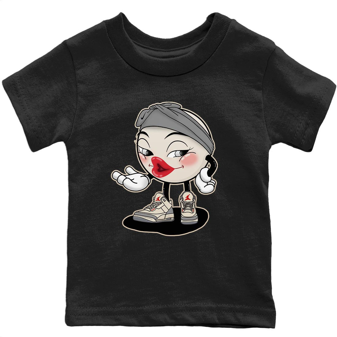 Sexy Chu Kids Tops - Air Jordan 3 Muslin