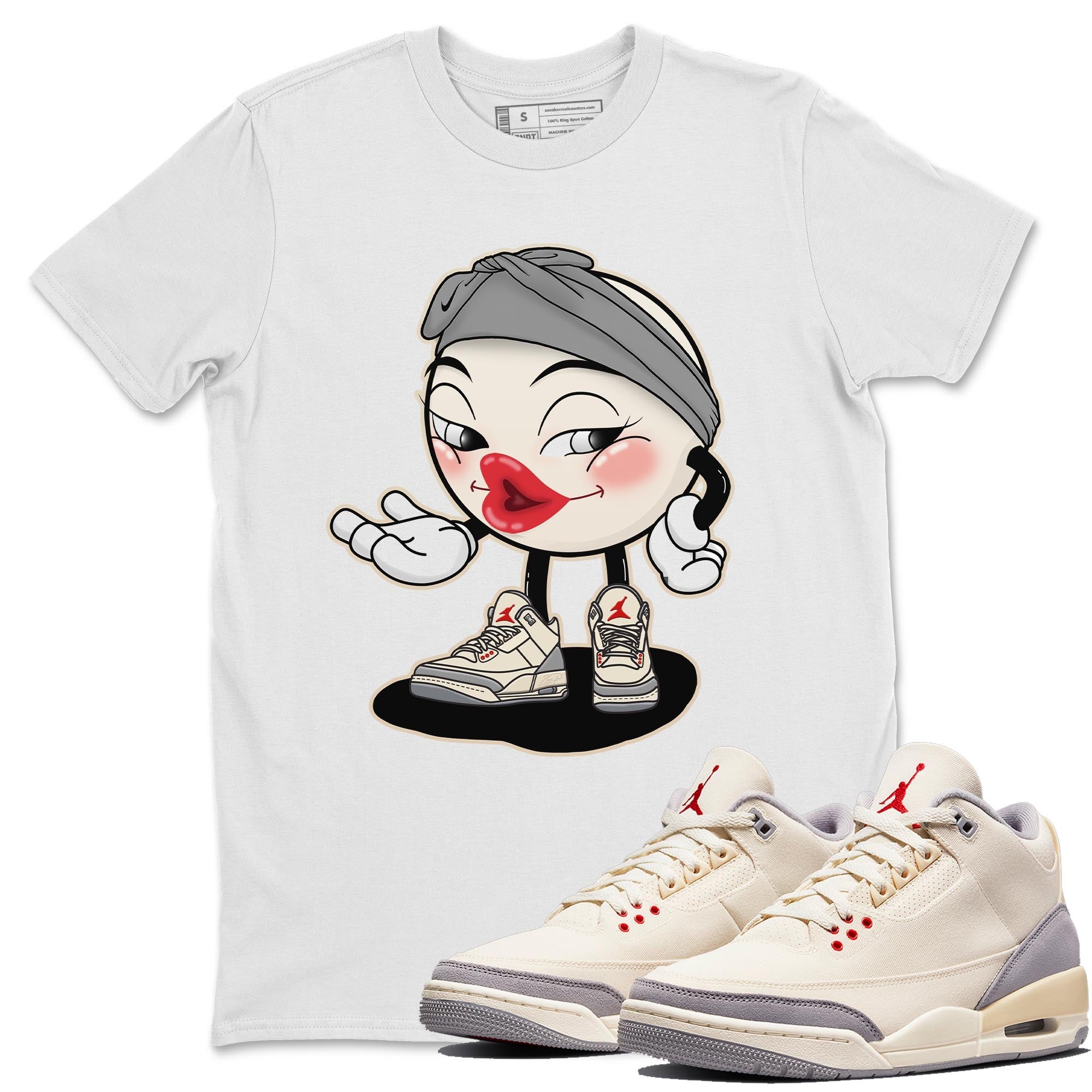 Sexy Chu Unisex Tops - Air Jordan 3 Muslin