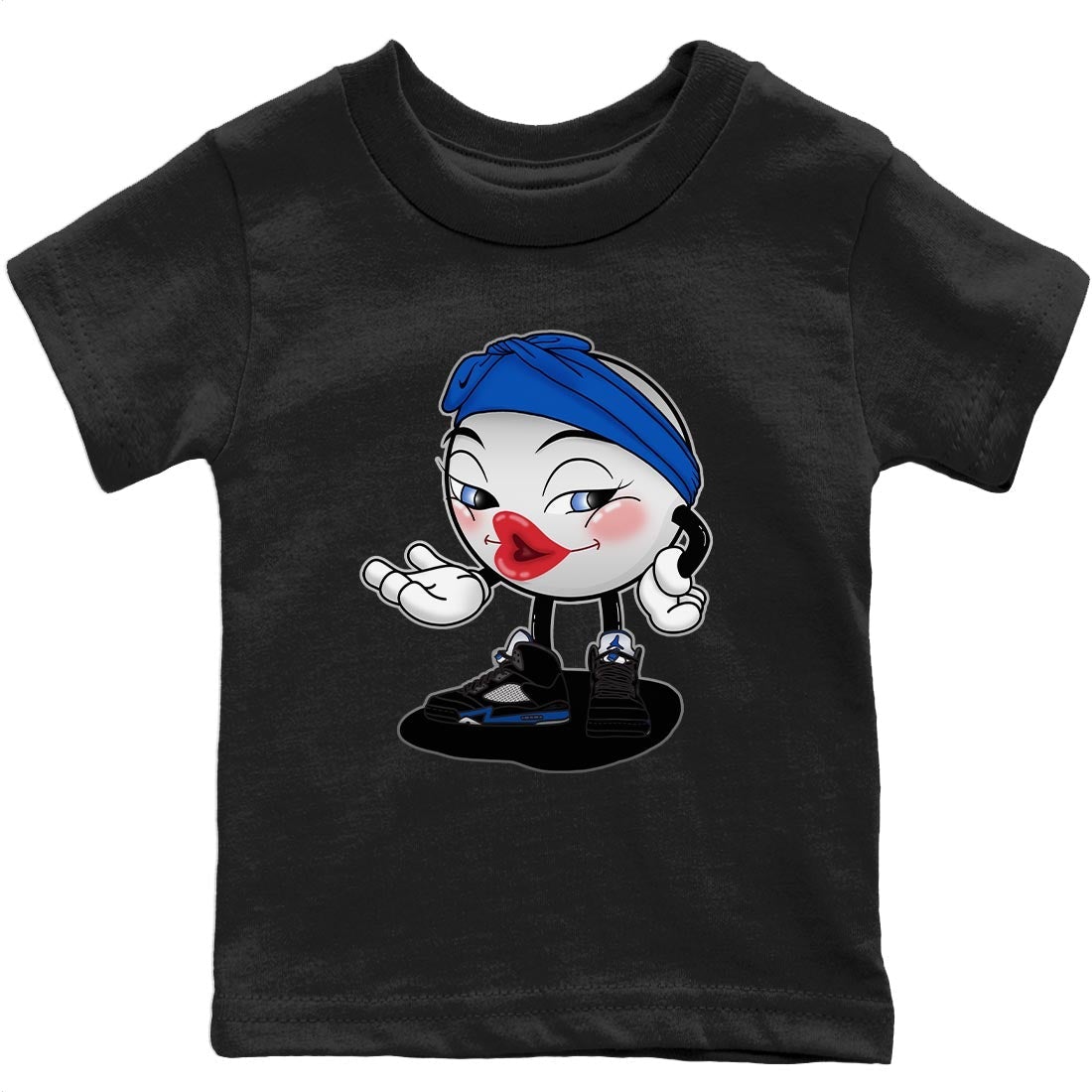 Sexy Chu Kids Tops - Air Jordan 5 Racer Blue