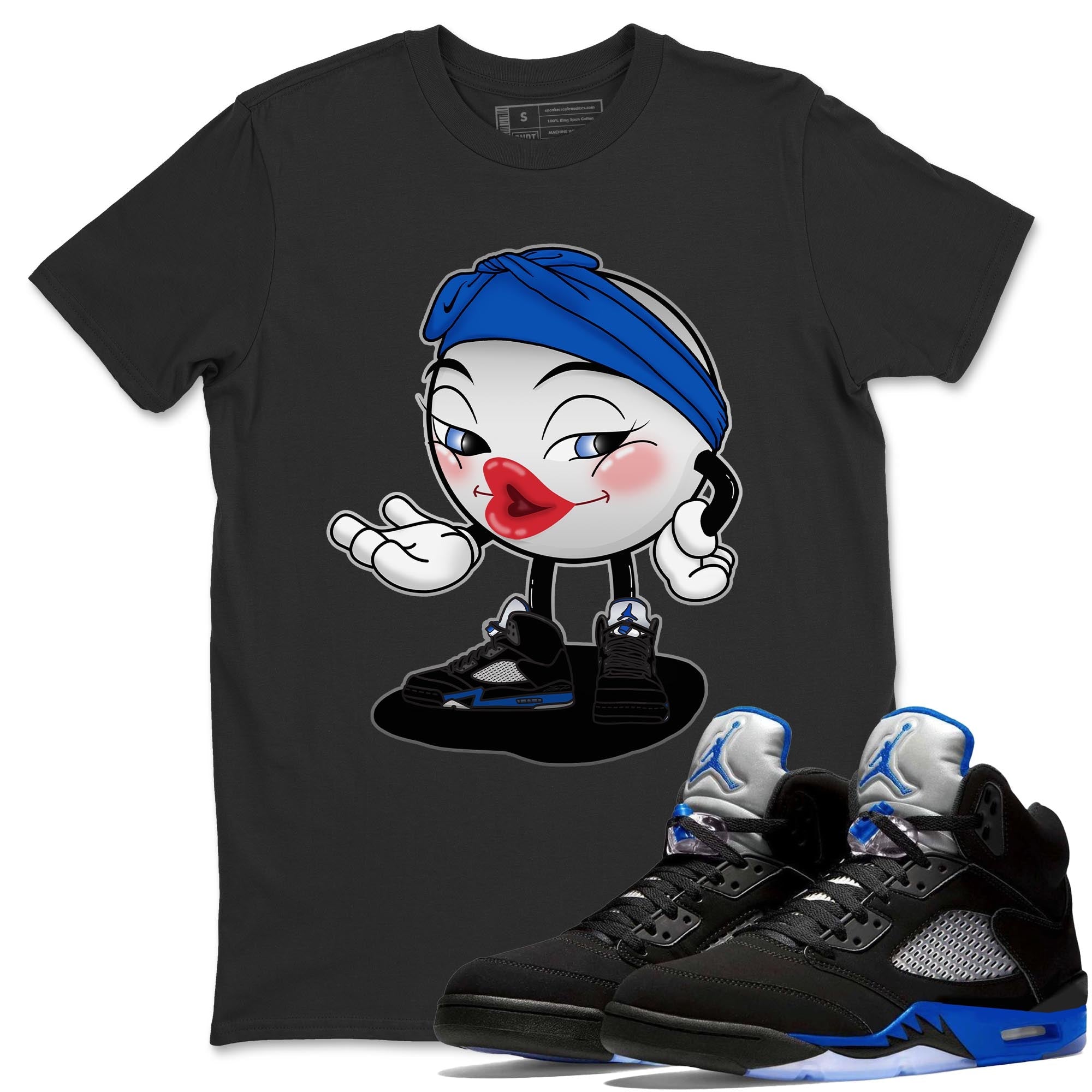 Sexy Chu Unisex Tops - Air Jordan 5 Racer Blue