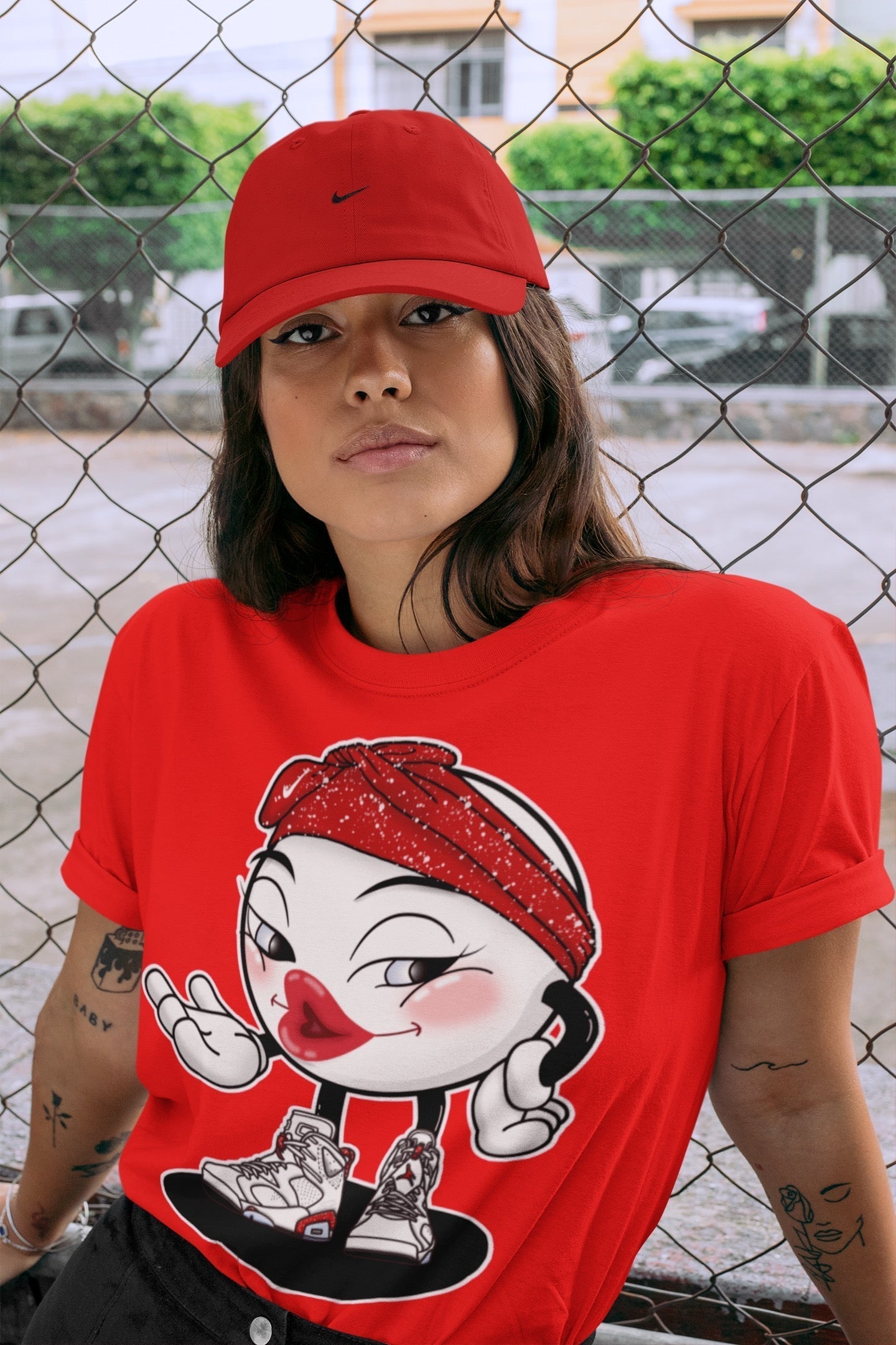 Sexy Chu Unisex Tops - Air Jordan 6 Red Velvet Cookies