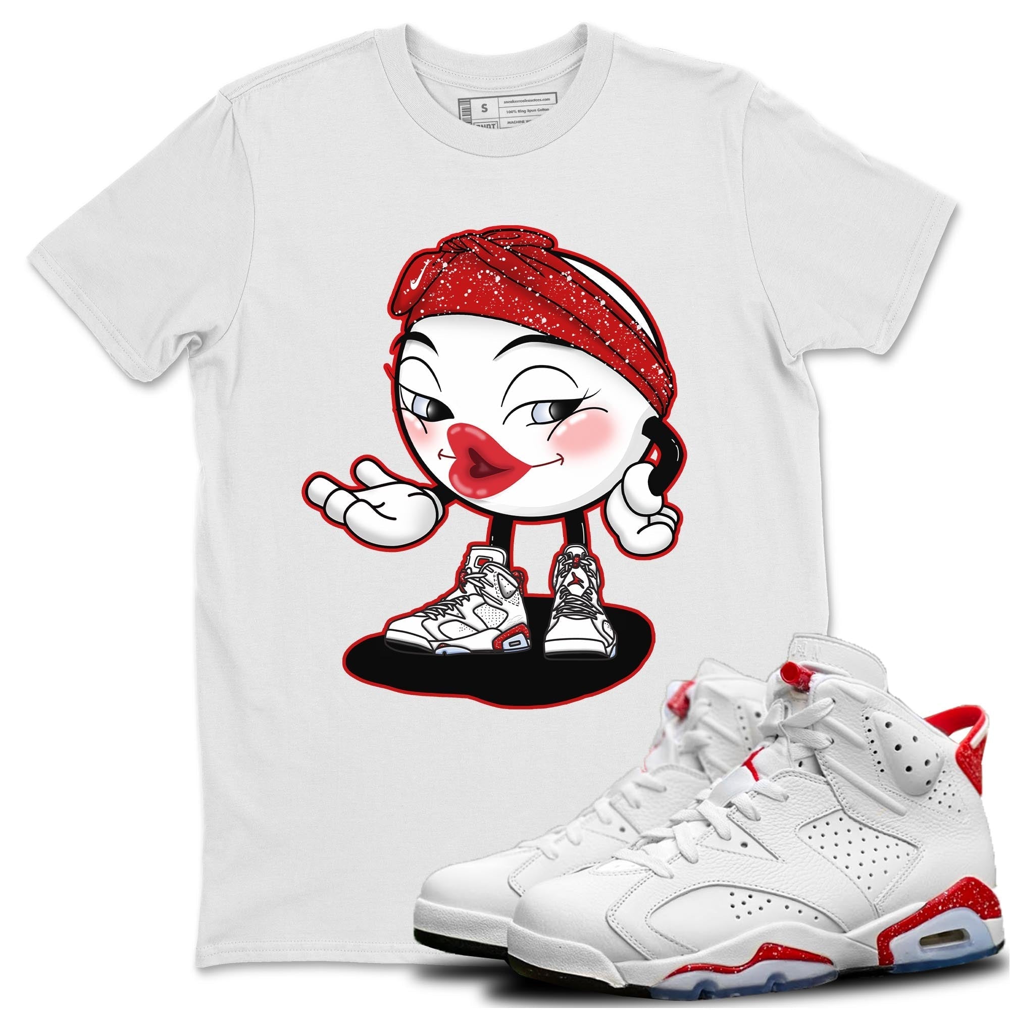Sexy Chu Unisex Tops - Air Jordan 6 Red Velvet Cookies