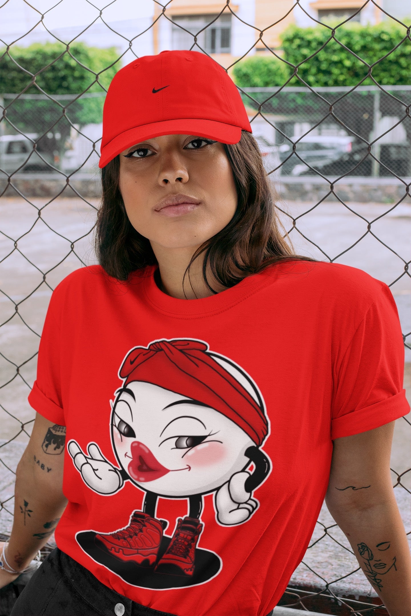 Sexy Chu Unisex Tops - Air Jordan 9 Chile Red