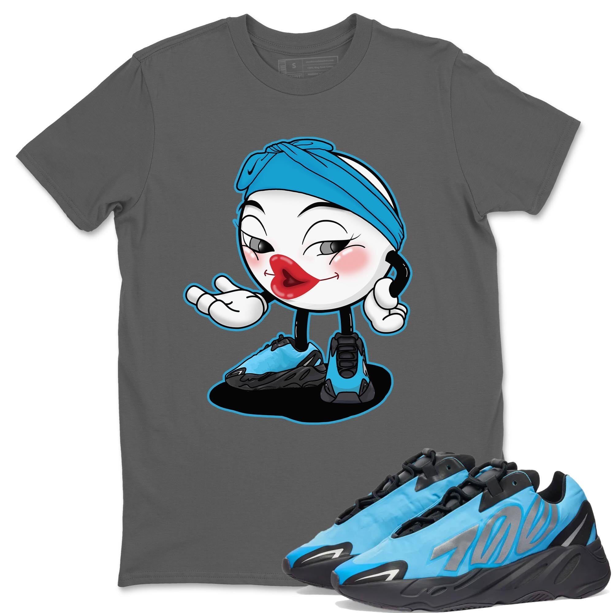 Sexy Chu Unisex Tops - Yeezy 700 Bright Cyan