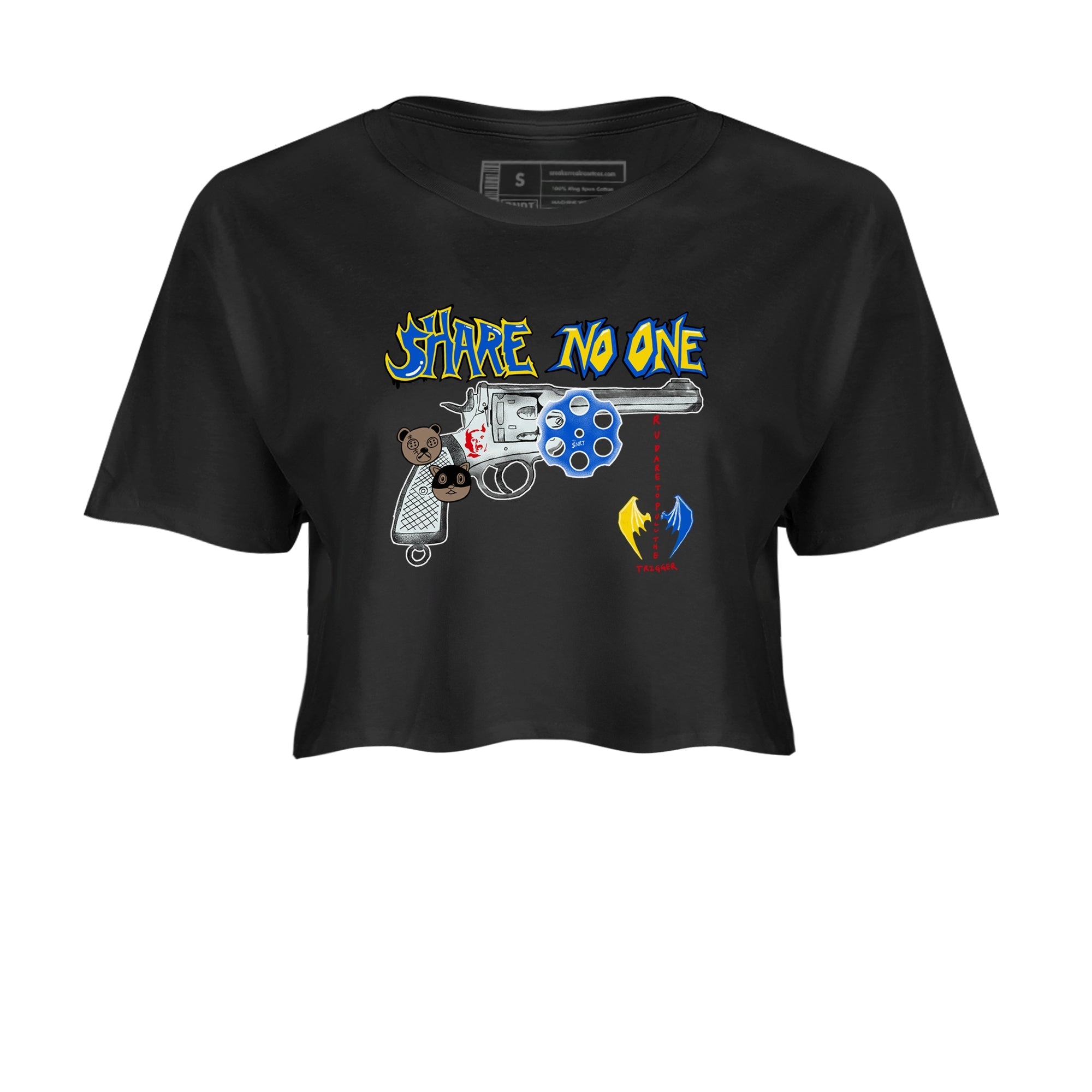Share No One snkmatch Women's Top - Air Jordan 1 Travis Scott Canary