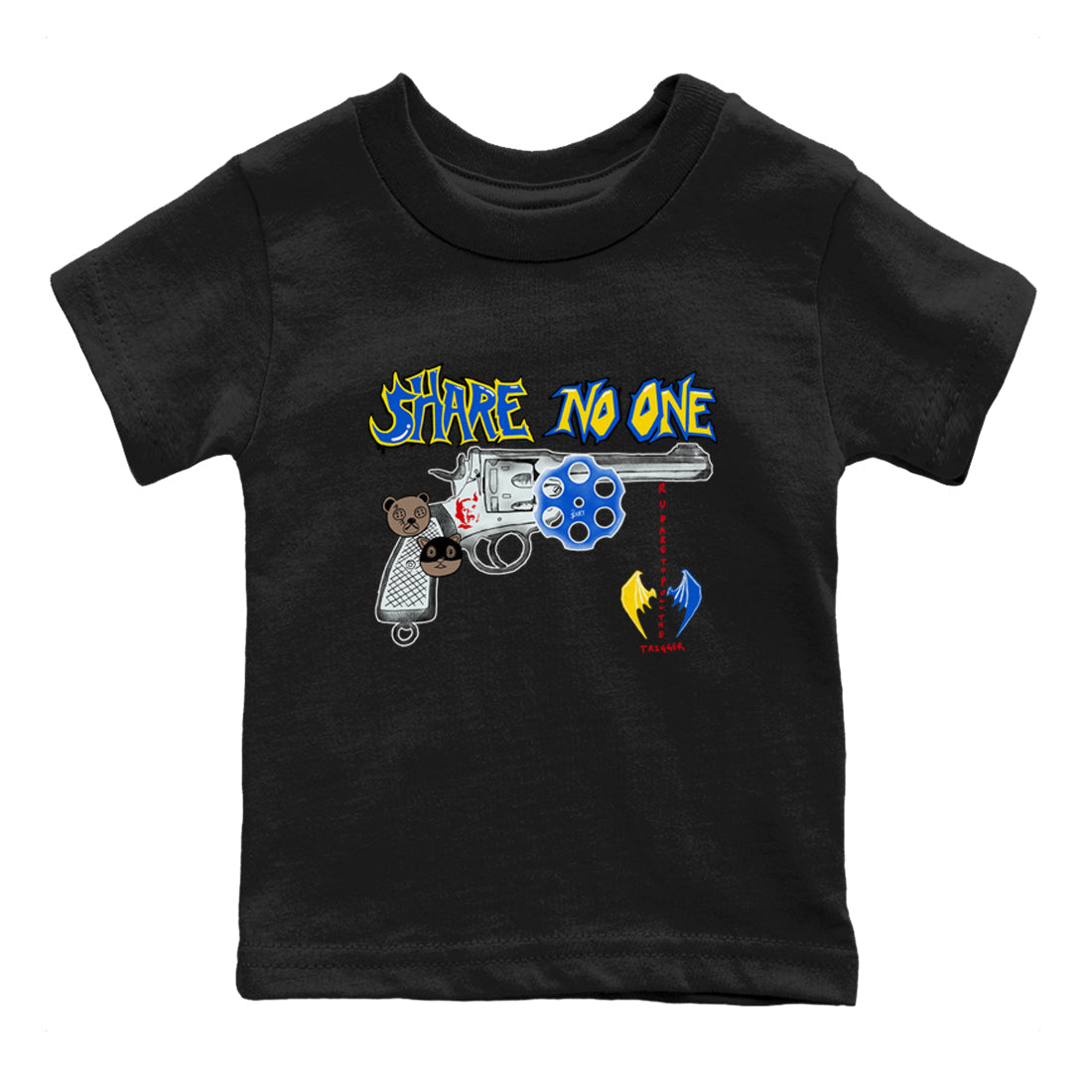 Share No One snkmatch Tees Kids - Air Jordan 1 Travis Scott Canary