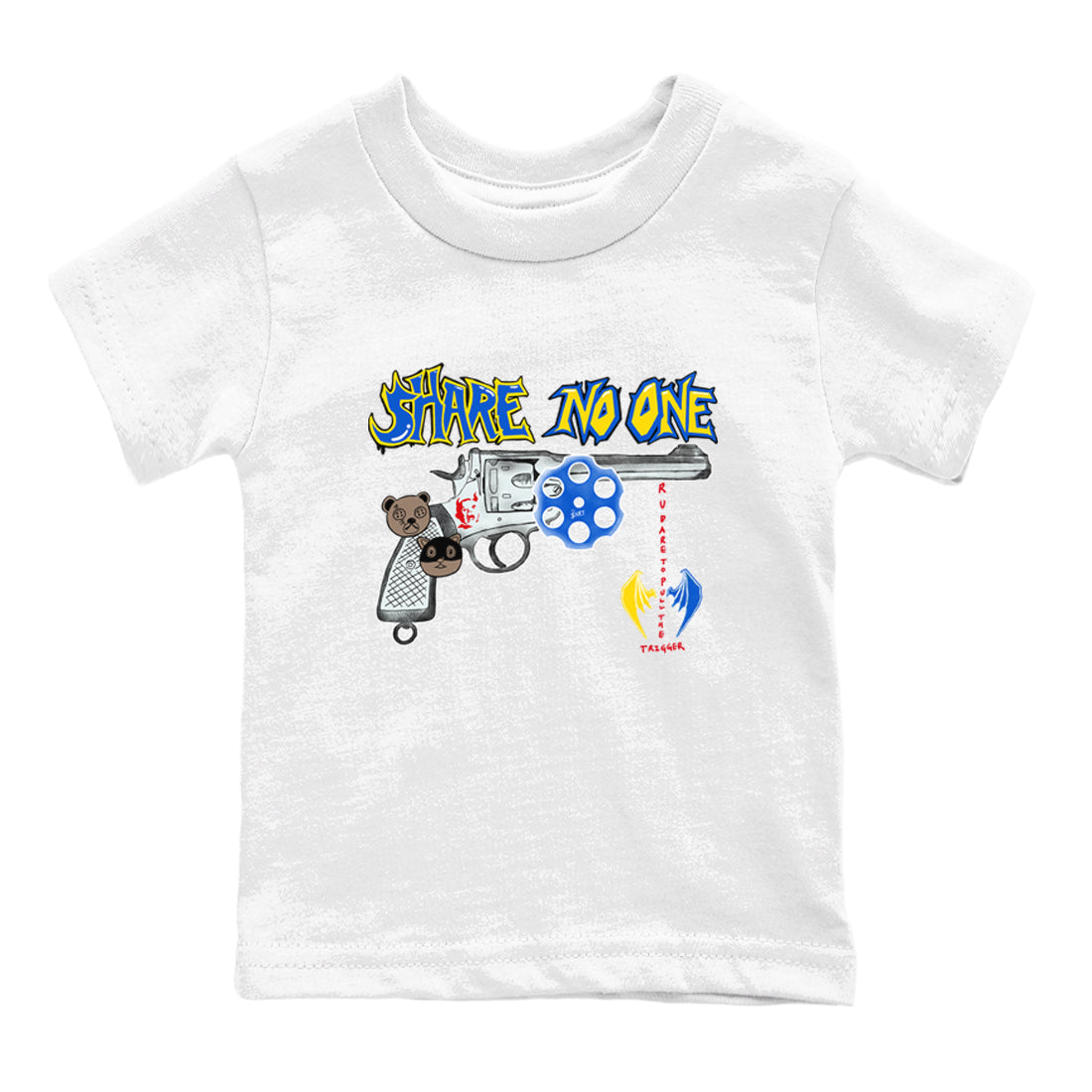 Share No One snkmatch Tees Kids - Air Jordan 1 Travis Scott Canary