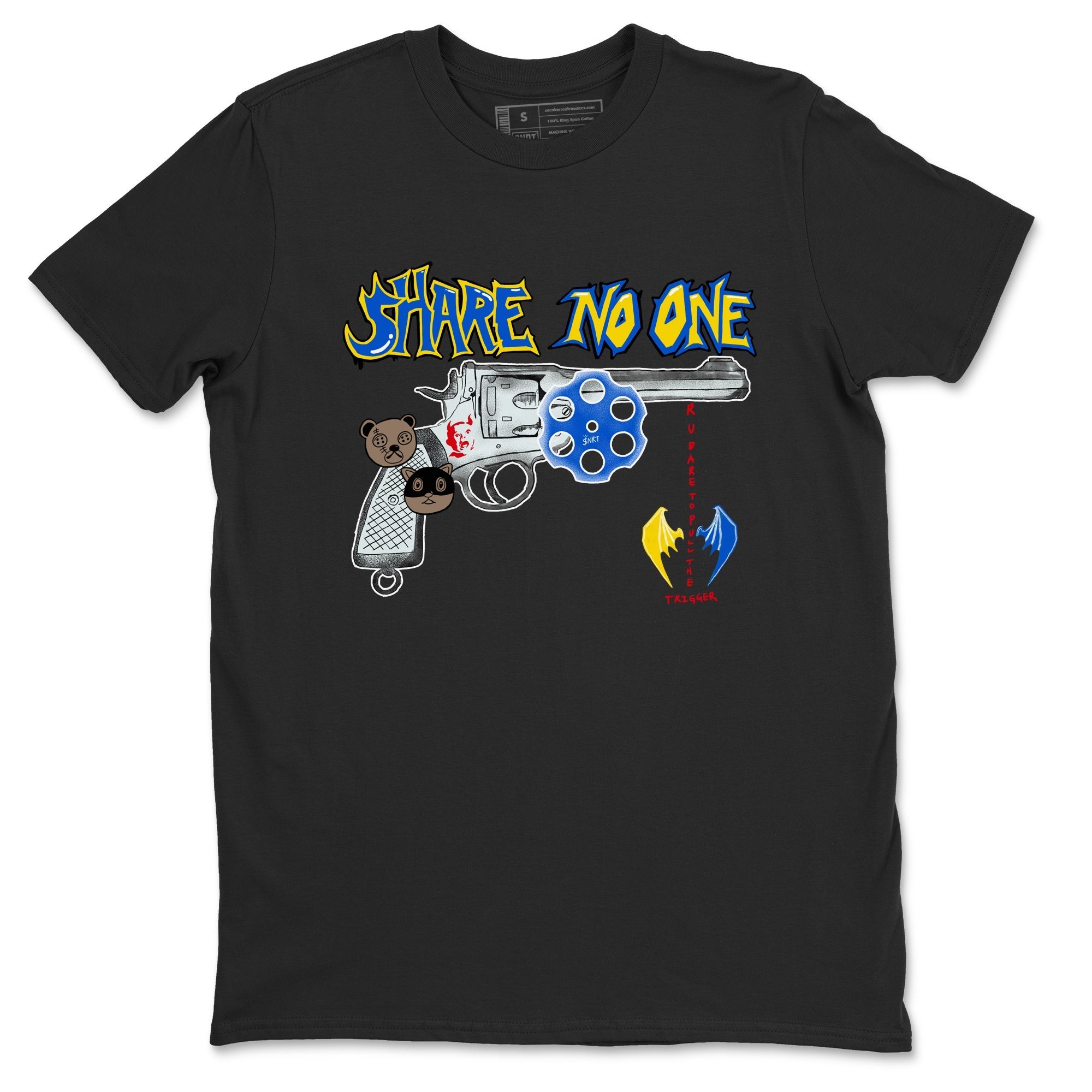 Share No One snkmatch Tees - Air Jordan 1 Travis Scott Canary