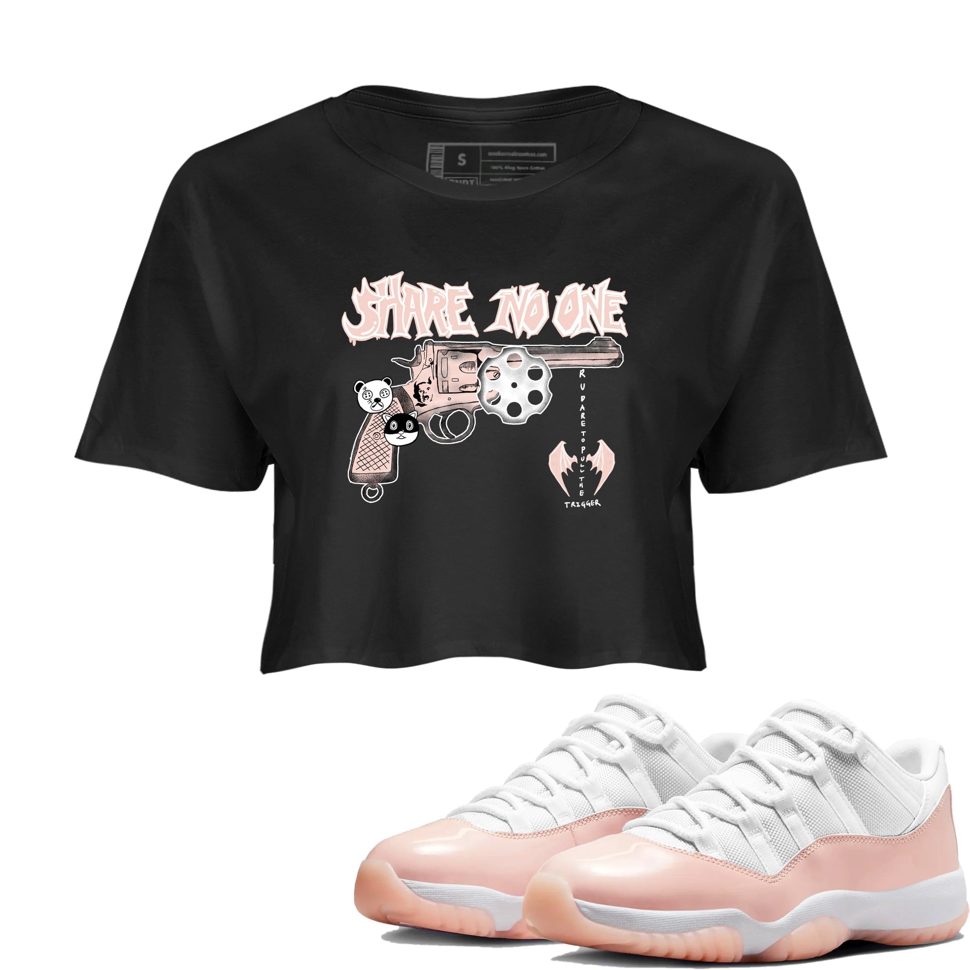 Share No One snkmatch Women's Top - Air Jordan 11 Legend Pink