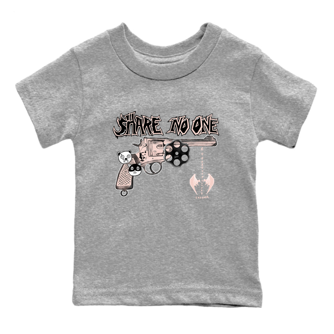Share No One snkmatch Tees Kids - Air Jordan 11 Legend Pink