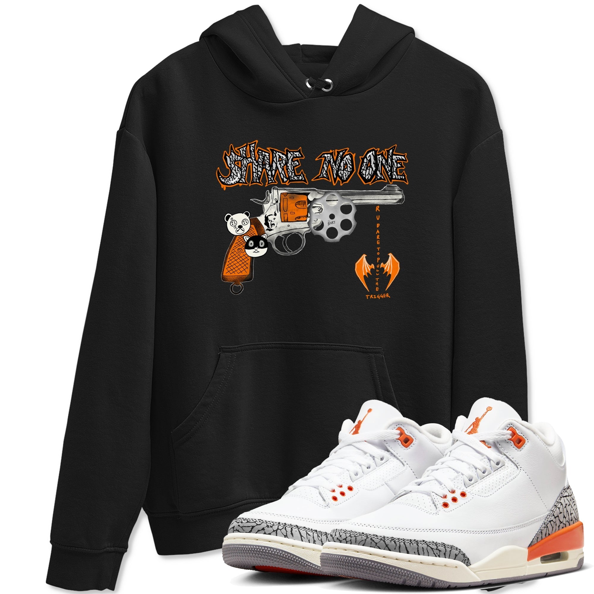 Share No One snkmatch Tees - Air Jordan 3 Georgia Peach