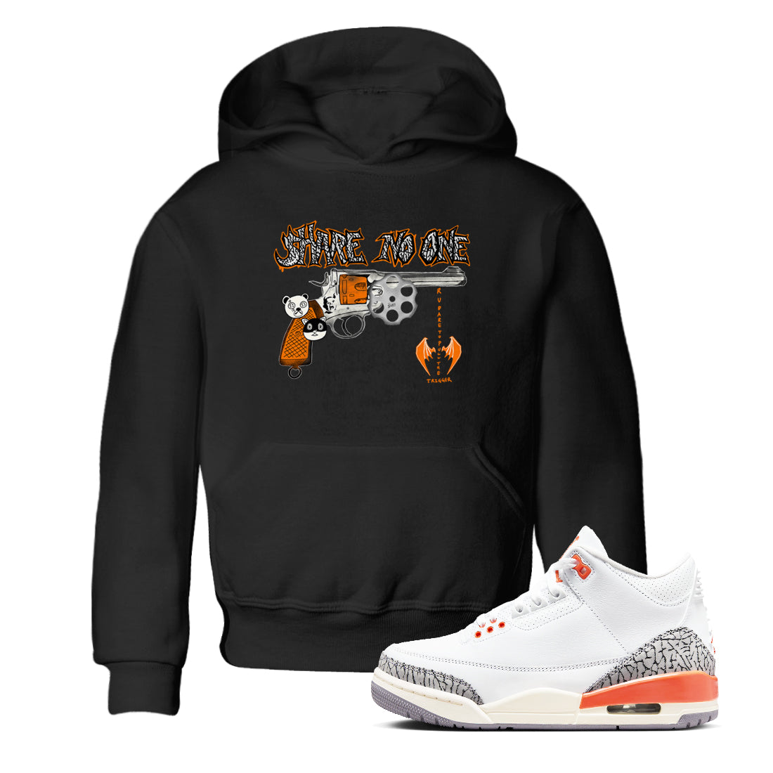 Share No One snkmatch Tees Kids - Air Jordan 3 Georgia Peach